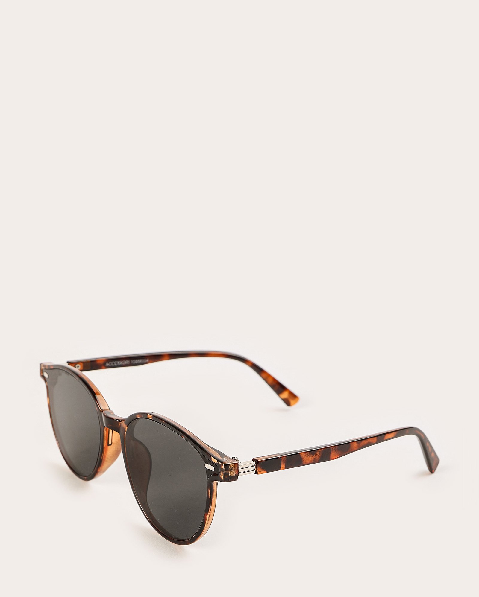 Óculos de sol feminino redondo tartaruga marrom | Riachuelo