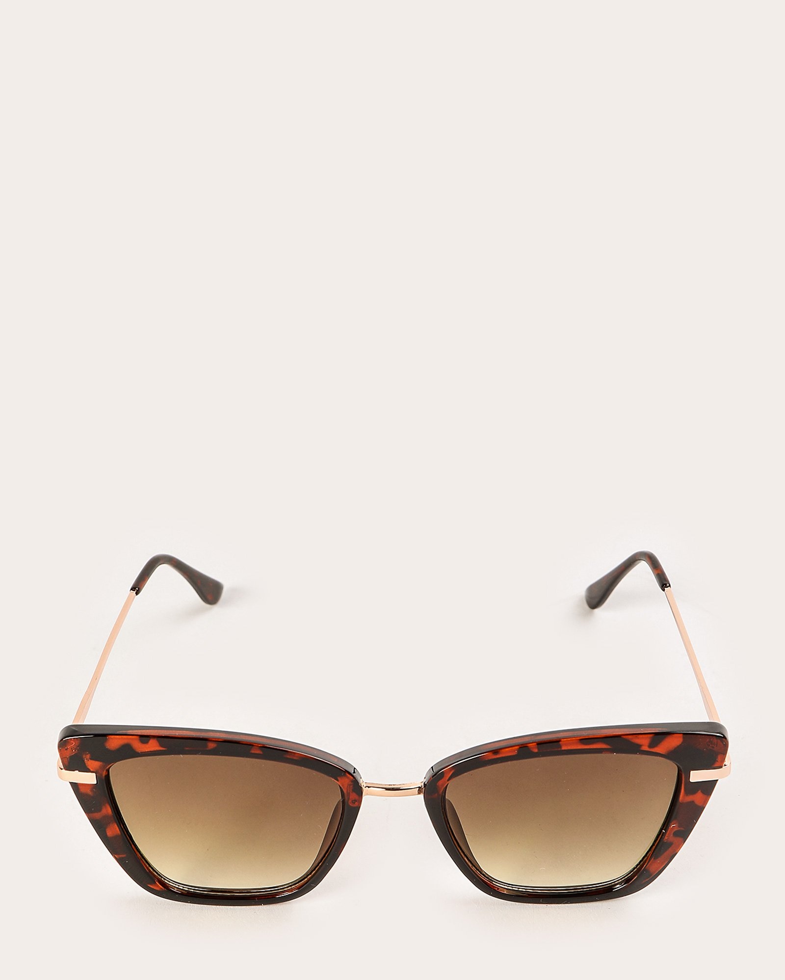 Óculos de sol feminino gatinho tartaruga marrom | Riachuelo