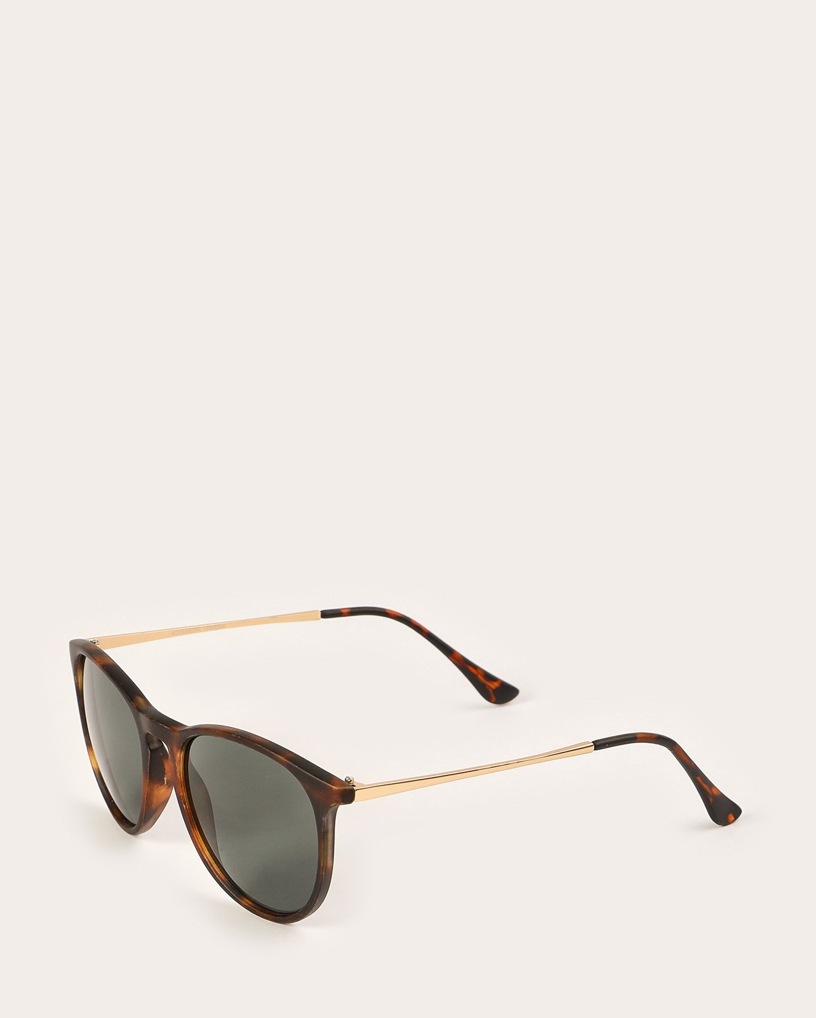Óculos de sol feminino redondo tartaruga - marrom
