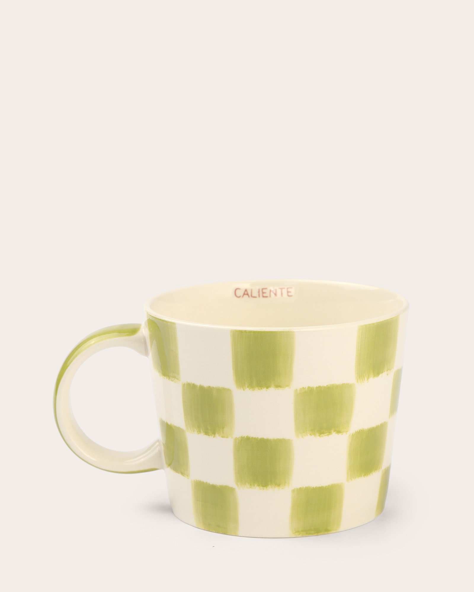 Caneca de cerâmica Martim xadrez 325ml - multicor | Casa Riachuelo
