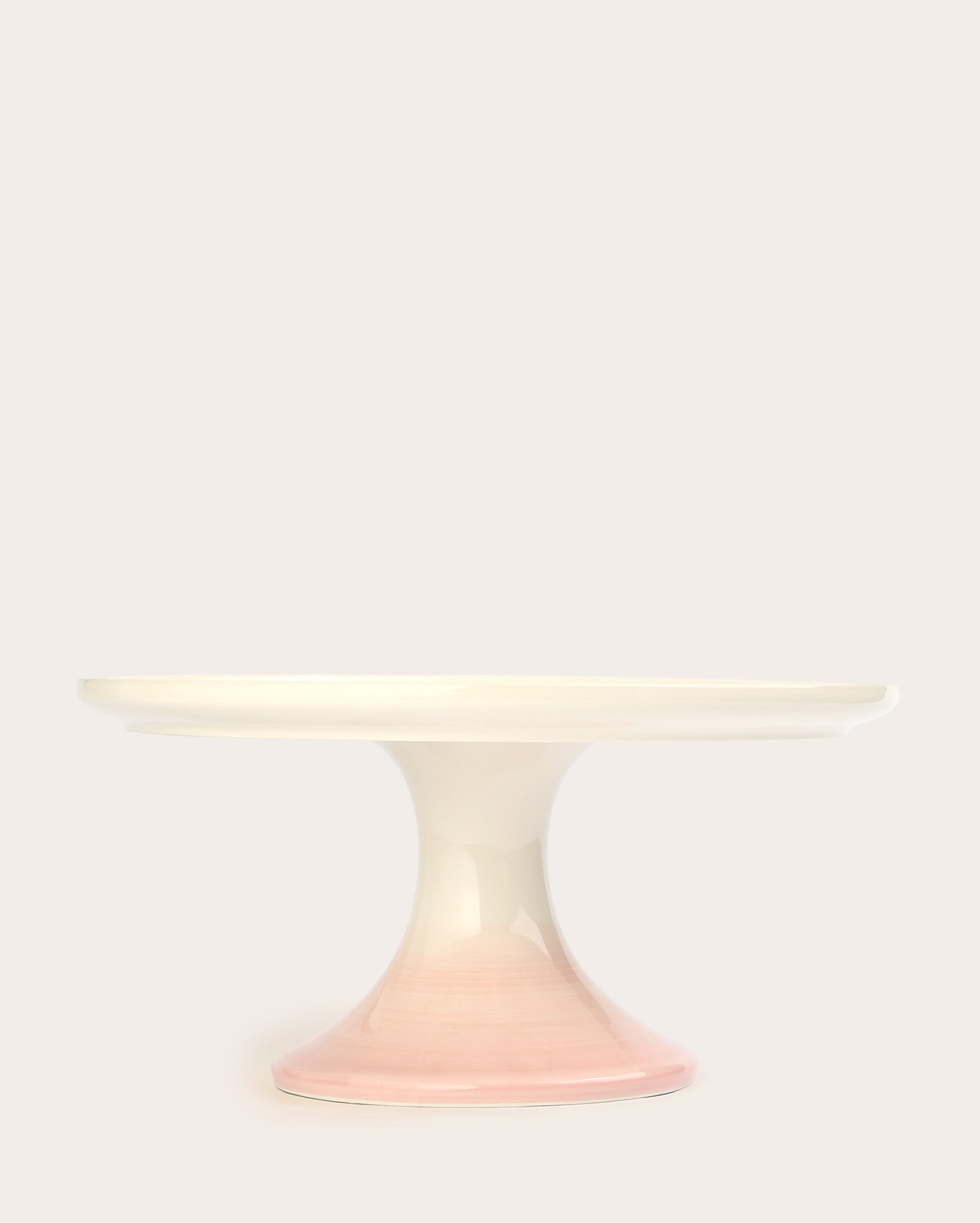 Prato de bolo em cerâmica Lana 30cm - bege | Casa Riachuelo