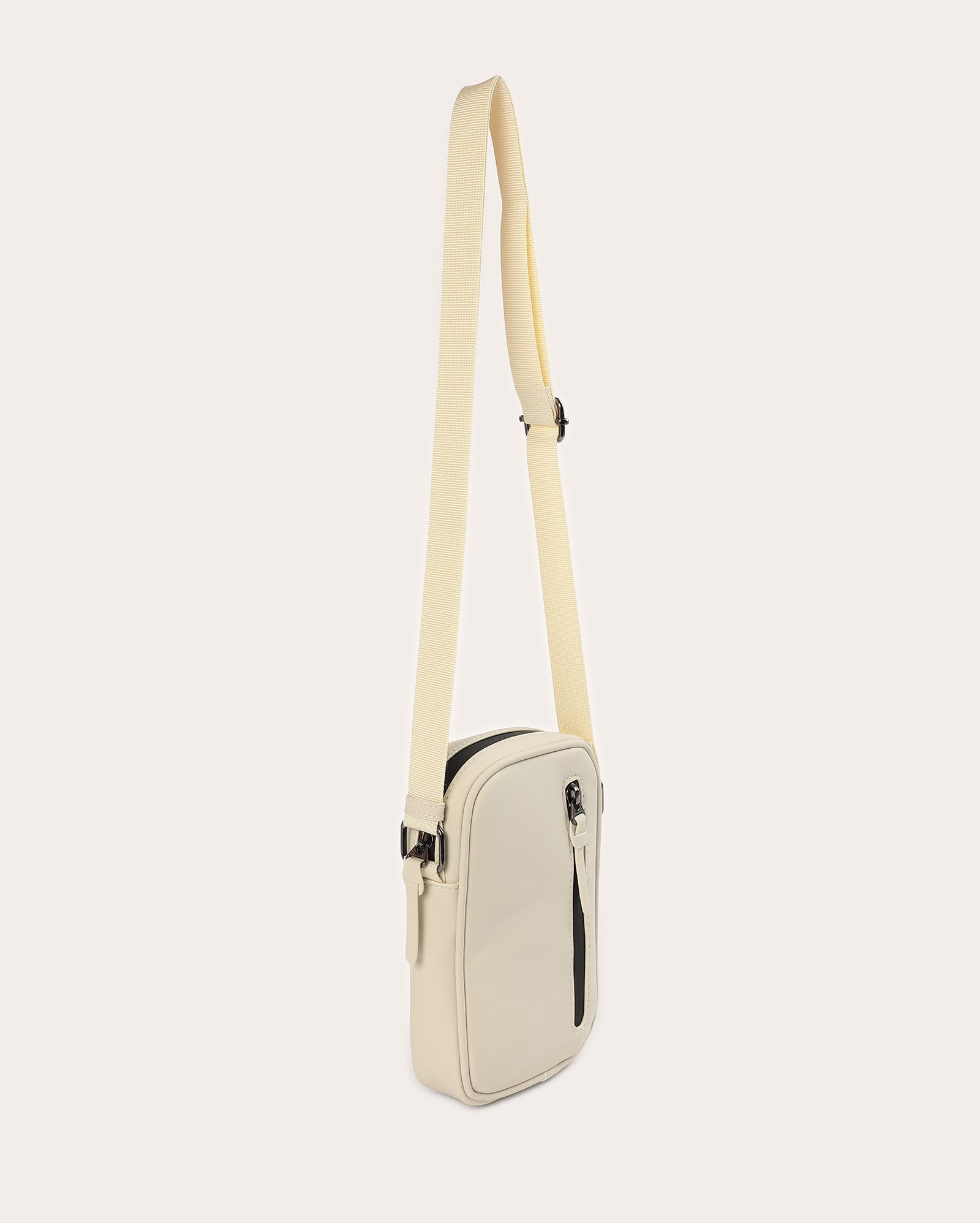 Bolsa masculina transversal alça regulável - Bege Claro