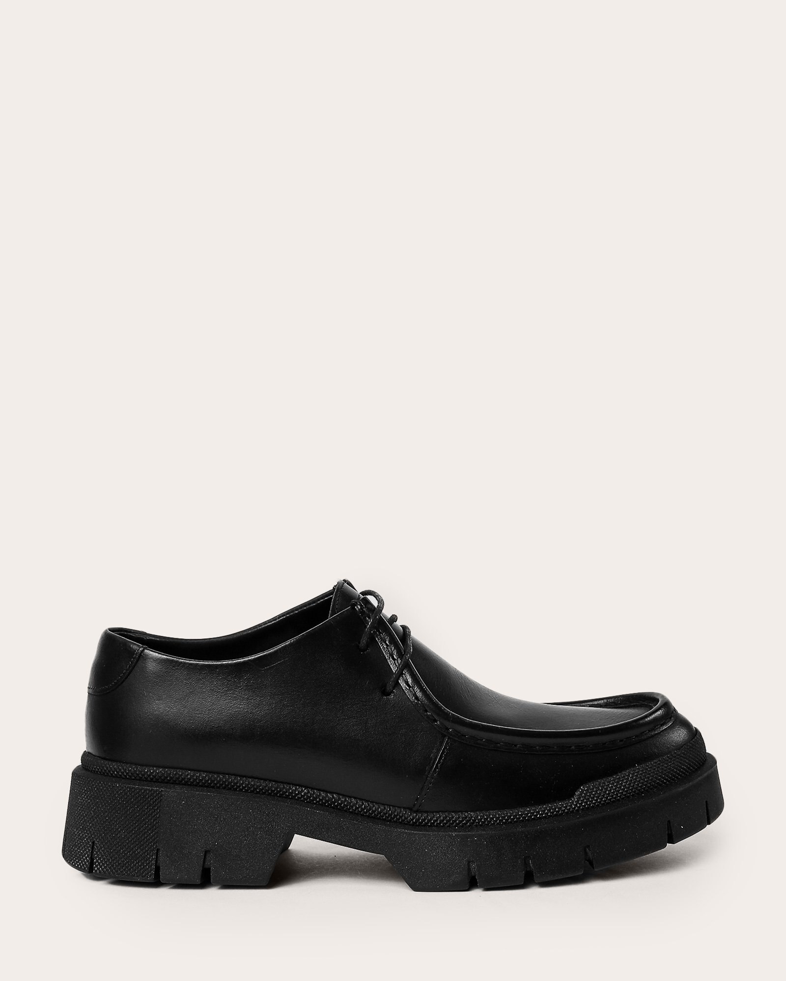 Sapato masculino loafer tratorado de couro preto