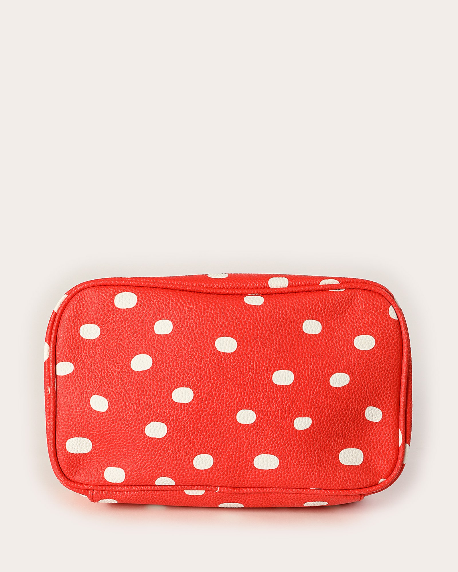 Necessaire G Maya poá vermelha