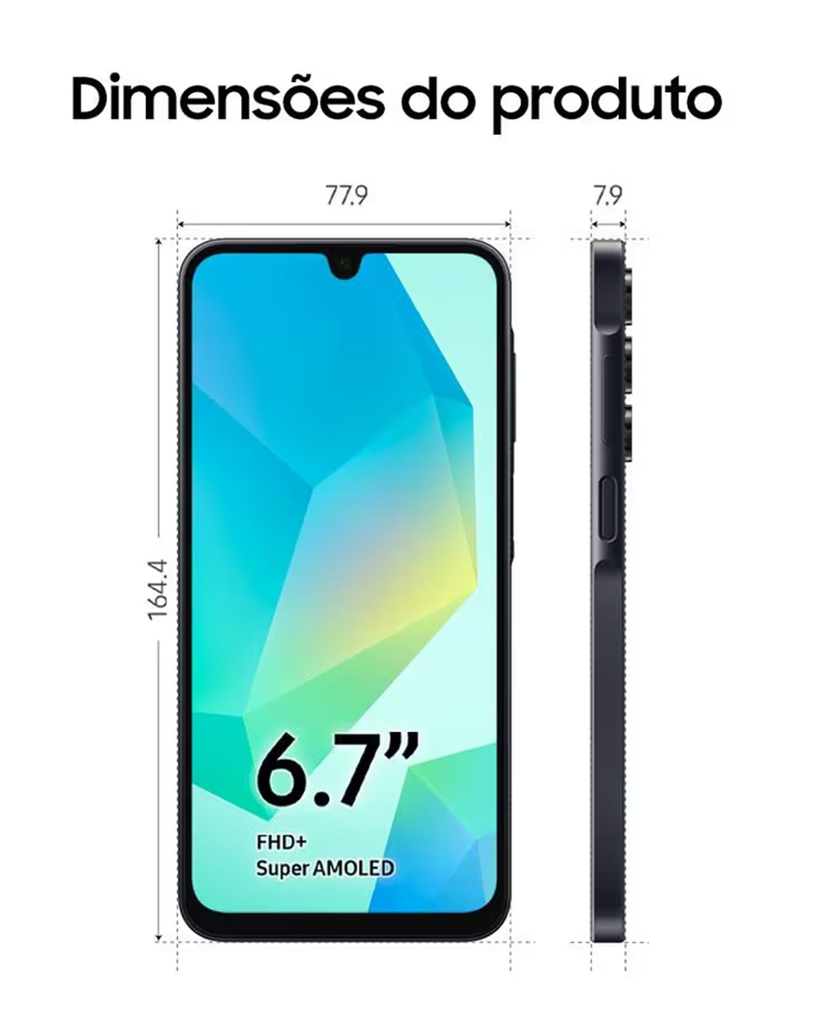 Smartphone Galaxy A16 4G 128GB preto | Samsung