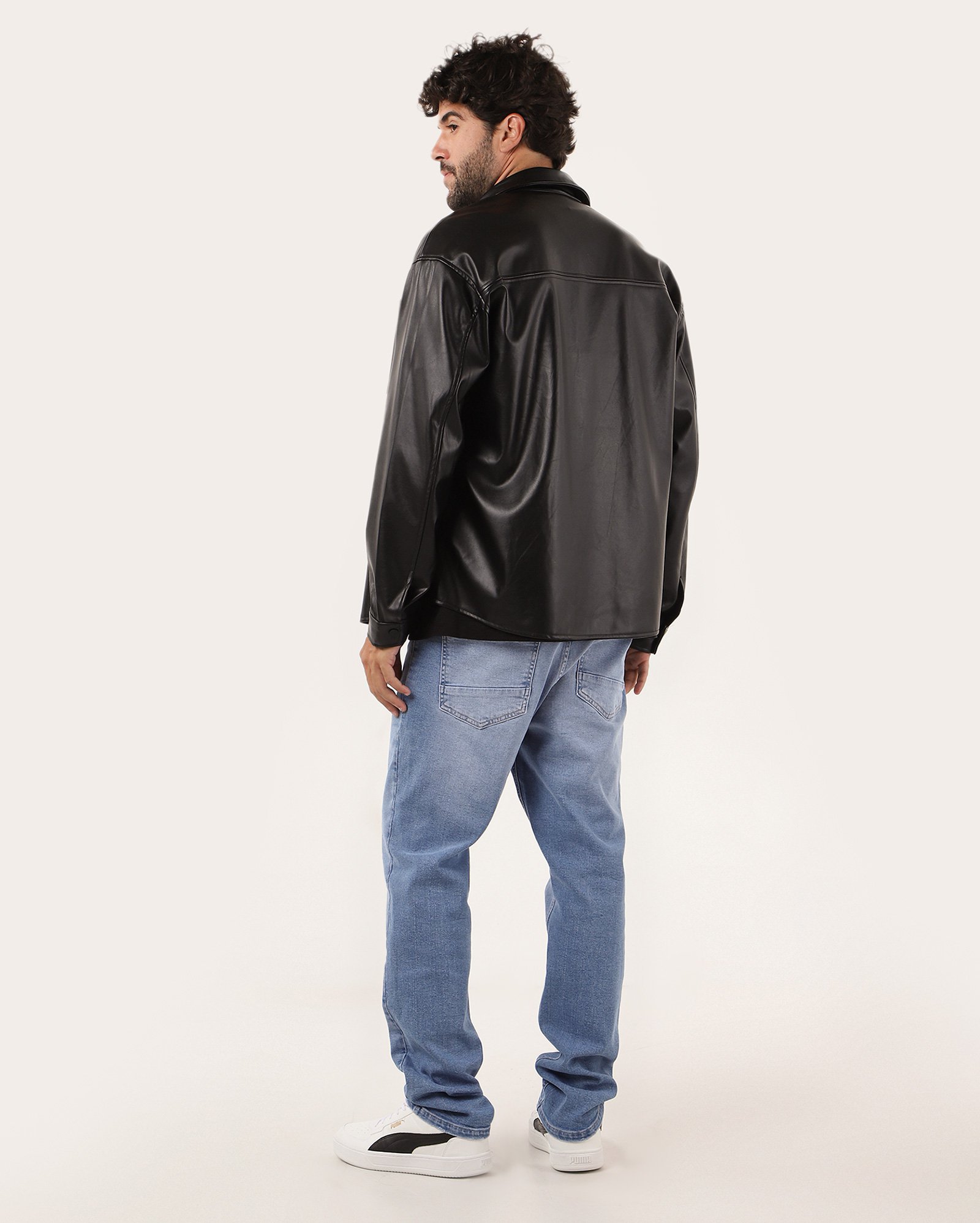 Calça jeans masculina slim clássica com bolsos denim claro | Pool Jeans