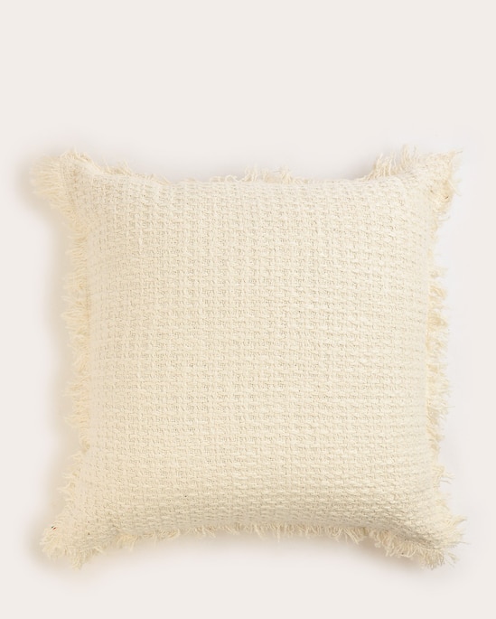 Almofada com franjas Ametista