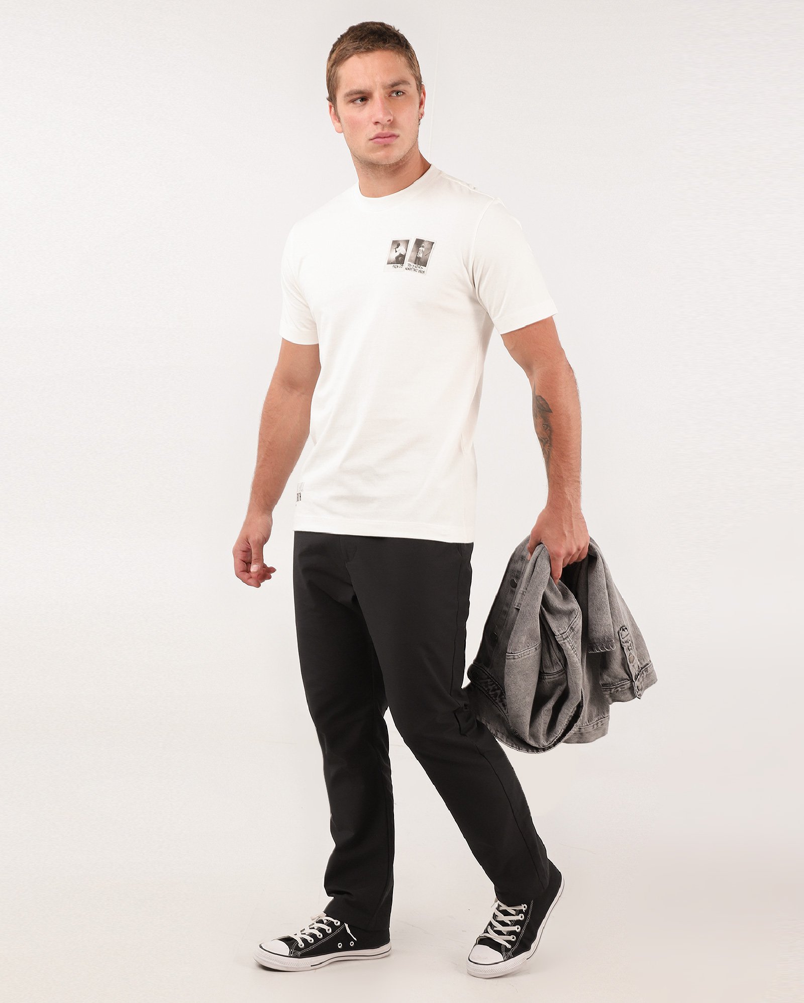 Calça black jeans masculina jogger cós de elástico | Pool Jeans