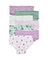 Kit calcinha infantil 7 peças listras floral multicor | Carter's