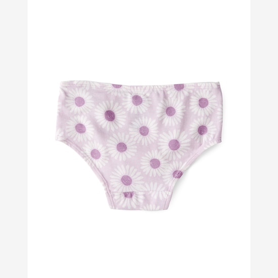 Kit calcinha infantil 7 peças listras floral multicor | Carter's
