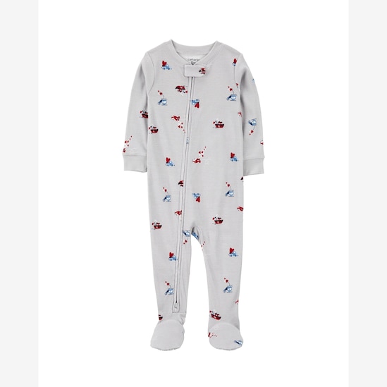 Macacão pijama bebê mini motorista cinza | Carter's