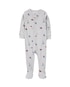 Macacão pijama infantil mini motorista cinza | Carter's