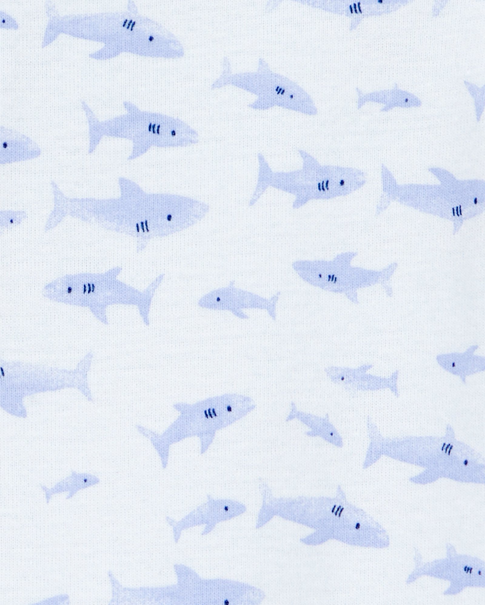Macacão pijama infantil tubarão mescla azul | Carter's