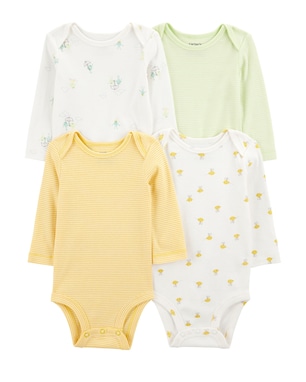 Kit body bebê 4 peças abelha listrado multicor | Carter's