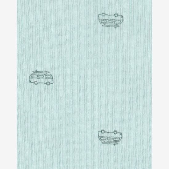 Conjunto longo bebê 3 peças kombi azul | Carter's