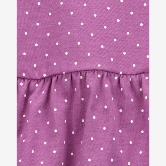 Conjunto curto bebê 3 peças babados poá fundo do mar multicor | Carter's