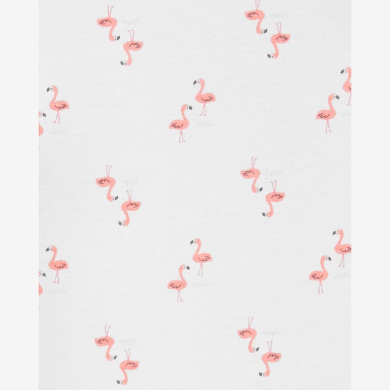 Conjunto longo bebê 3 peças flamingo multicor | Carter's