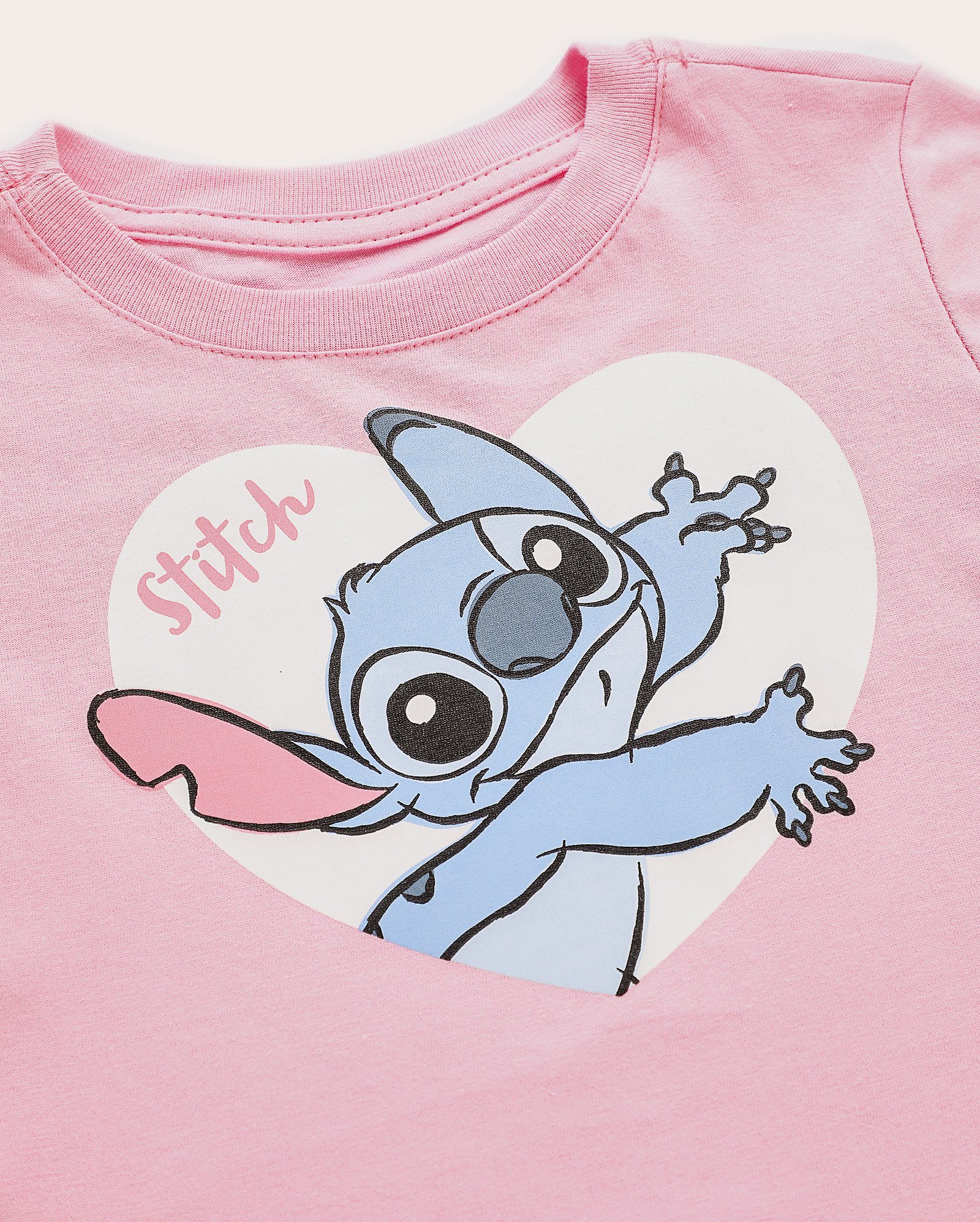 Camiseta infantil Lilo & Stitch 1-4A rosa | Disney