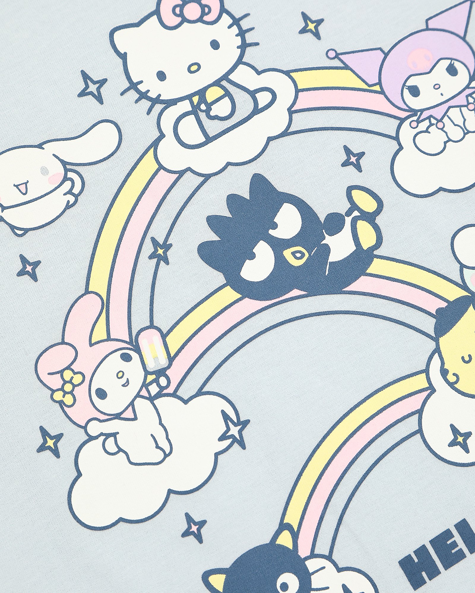 Camiseta infantil regular Hello Kitty e amigos 4-10A azul | Sanrio