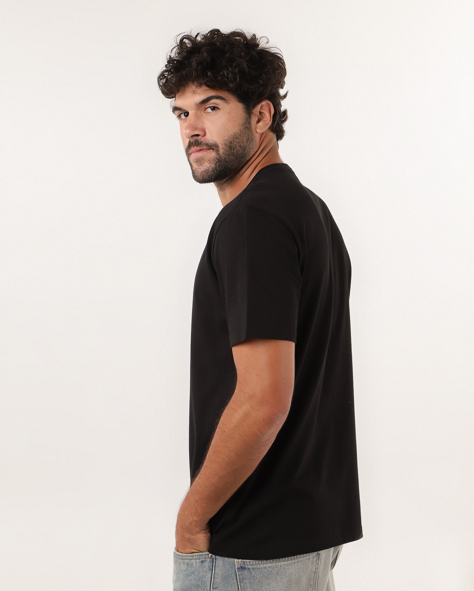 Camiseta masculina Yosemite California preta | Pool