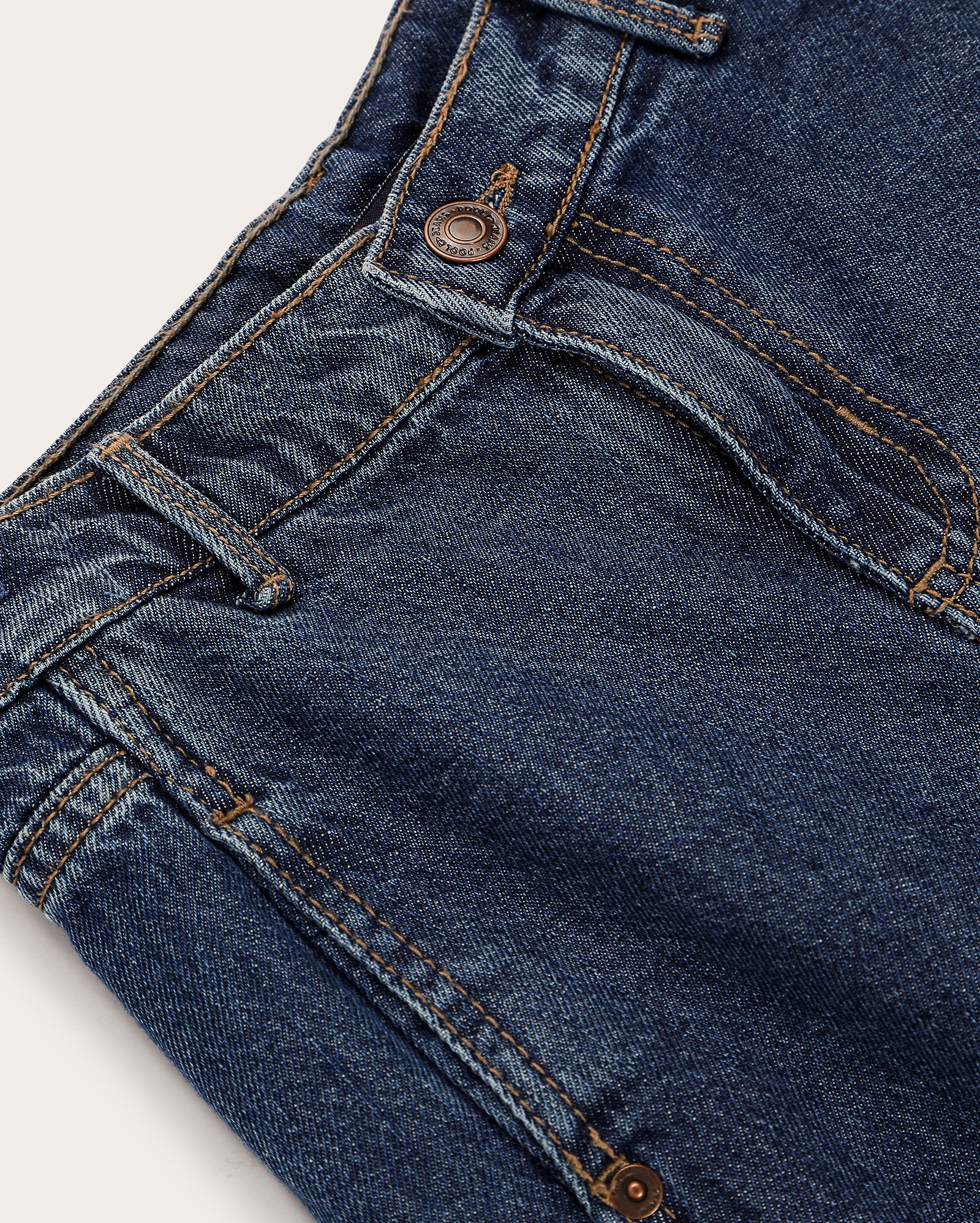 Calça jeans infantojuvenil palazzo 4-10A denim escuro | Pool Jeans