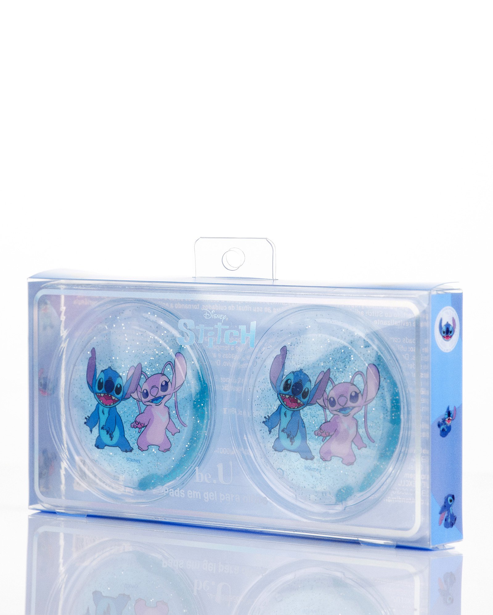 Pads em gel para os olhos com glitter Stitch azul | be.U by Riachuelo + Disney