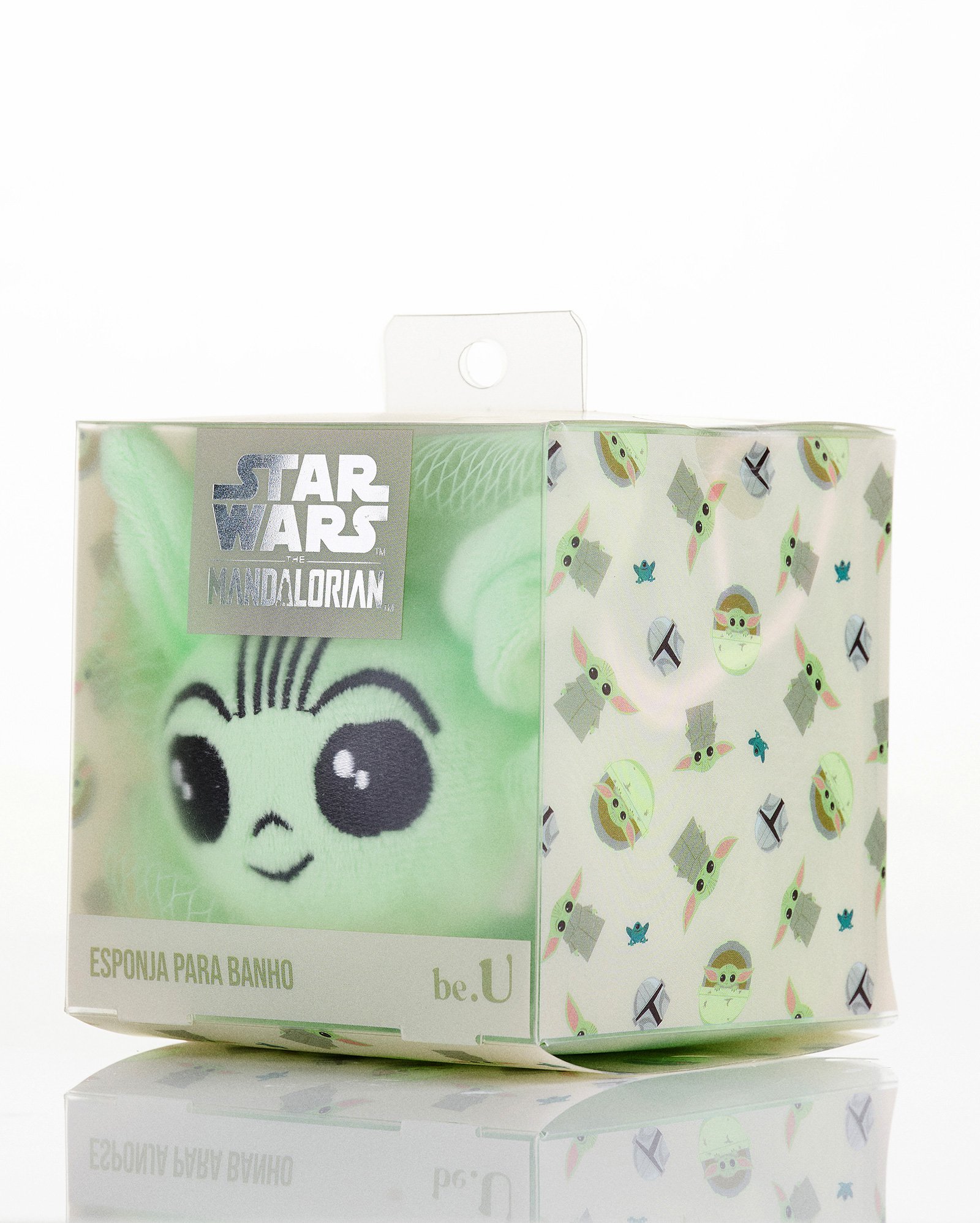 Esponja de banho Baby Yoda verde | be.U by Riachuelo + Star Wars