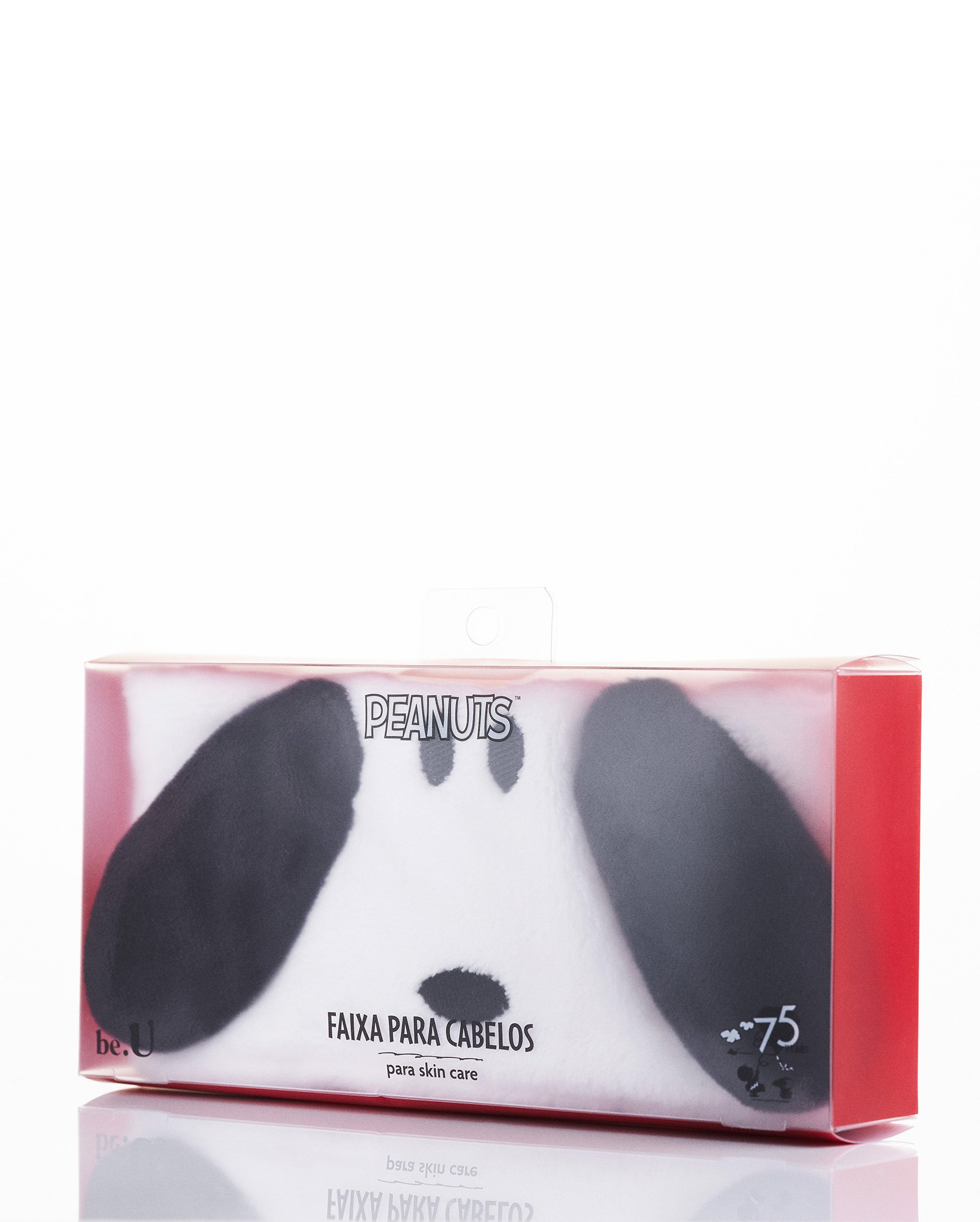 Faixa para skincare atoalhada Snoopy branca | be.U by Riachuelo + Peanuts
