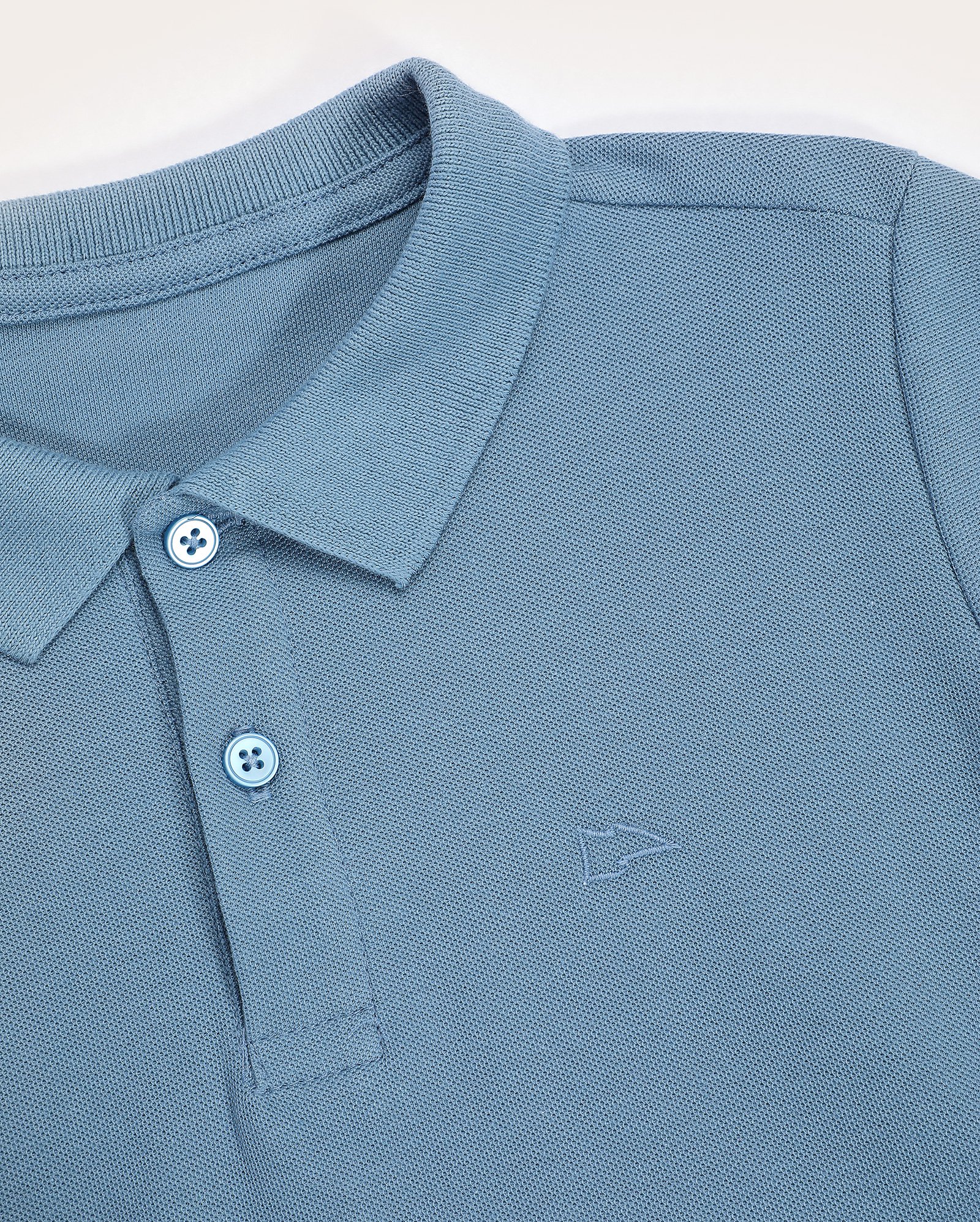 Camisa polo infantil Polo Legacy lisa 4-10A azul