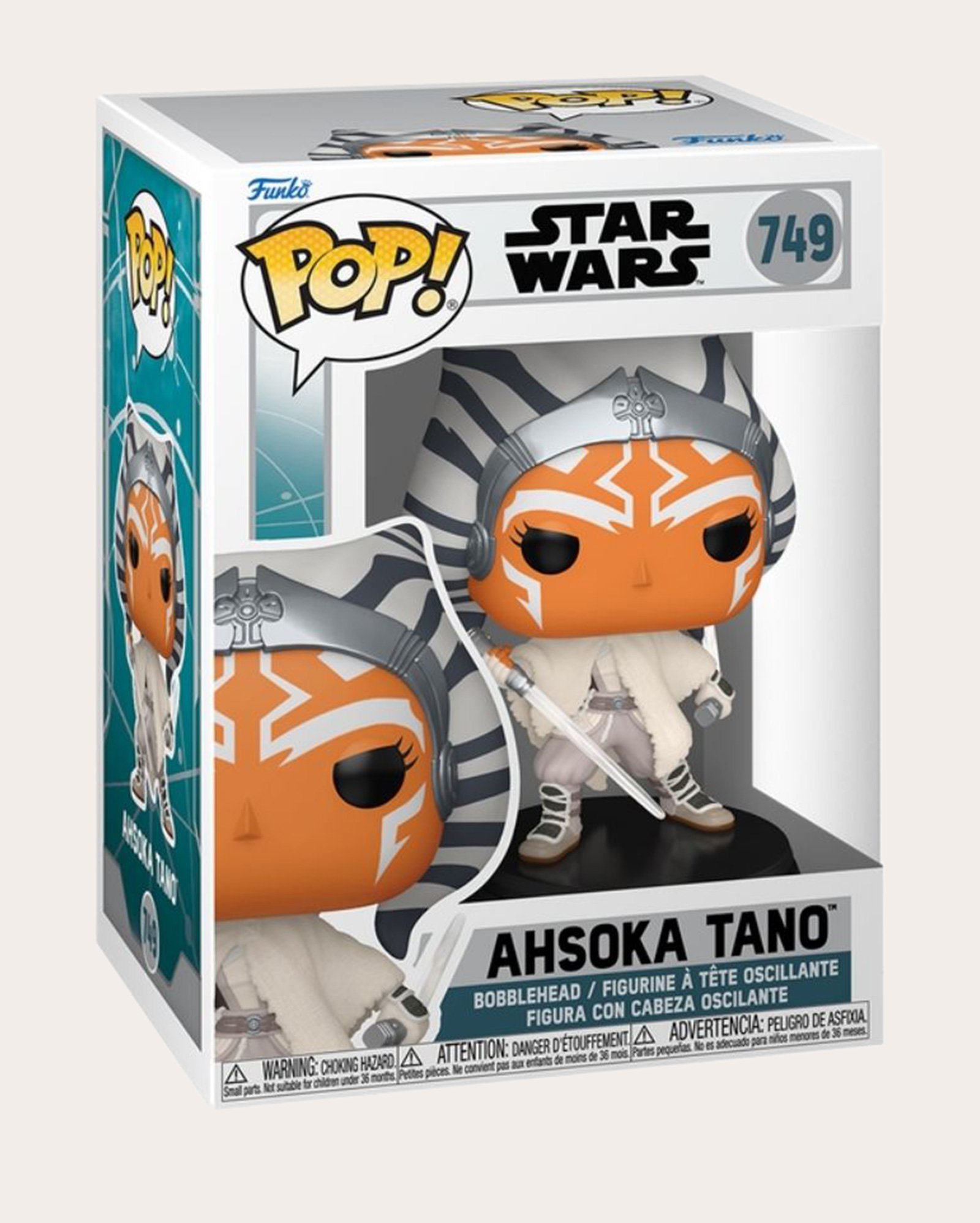 Funko Ahsoka com sabre de luz Star Wars 11649 | FANLAB
