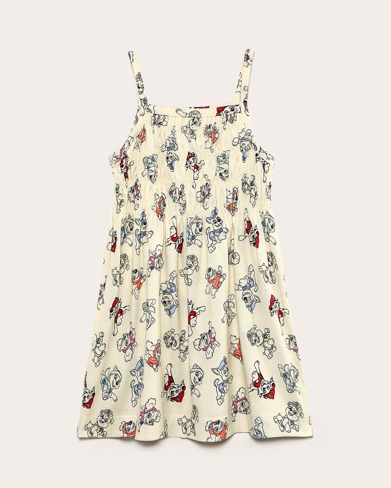 Vestido infantil curto Patrulha Canina 1-4A bege | Paramount