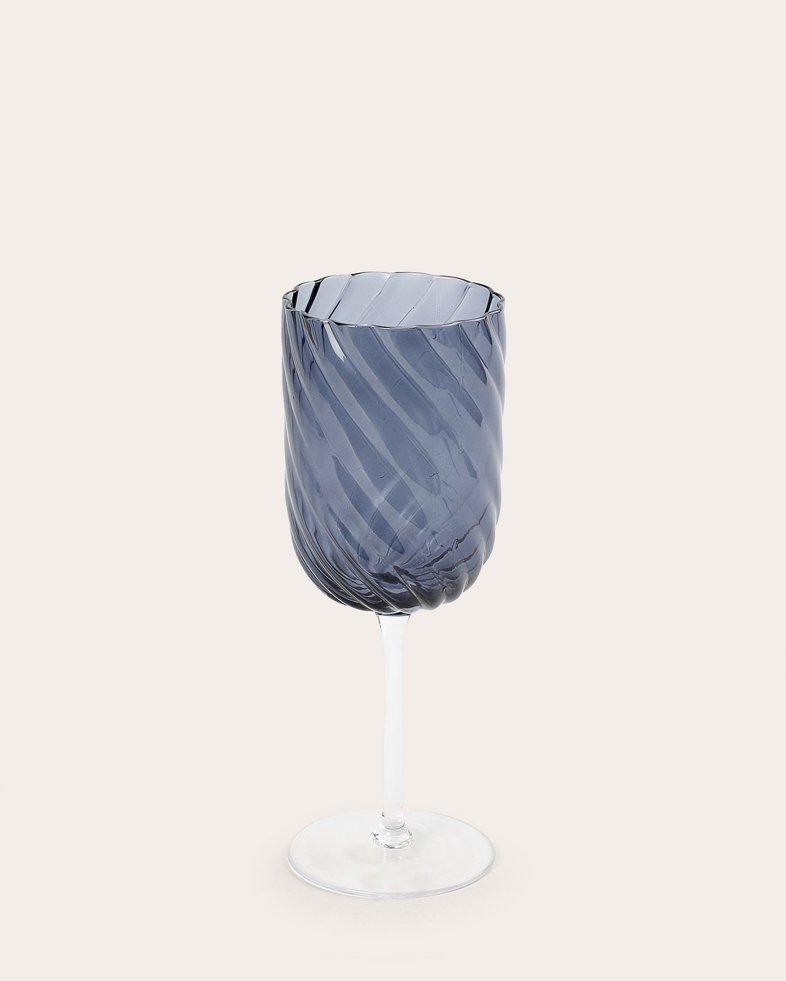 Taça de vinho em vidro Omar 370ml azul | Casa Riachuelo