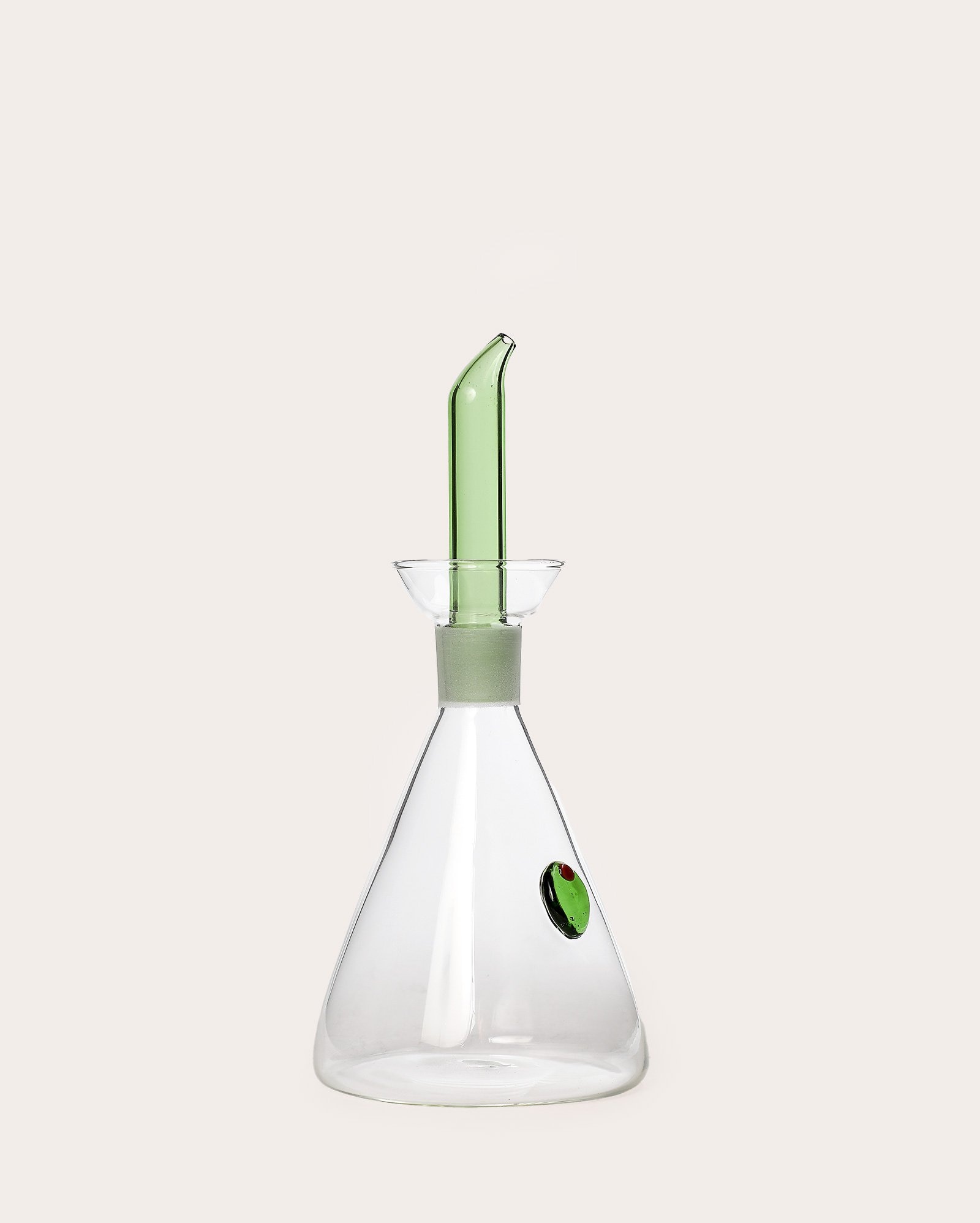 Galheteiro de vidro Ondina 400ml verde | Casa Riachuelo