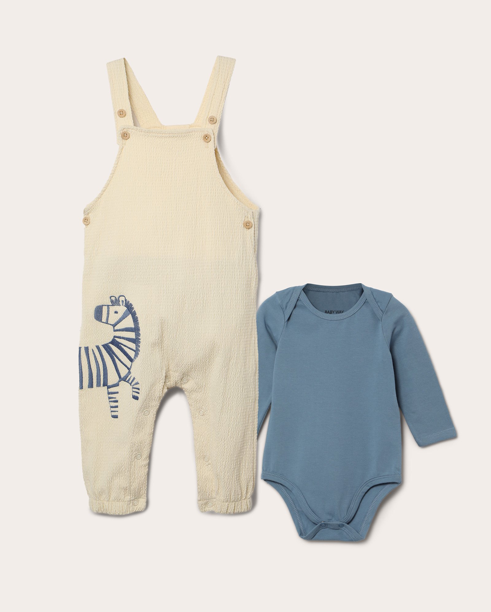 Conjunto longo bebê zebrinha multicor