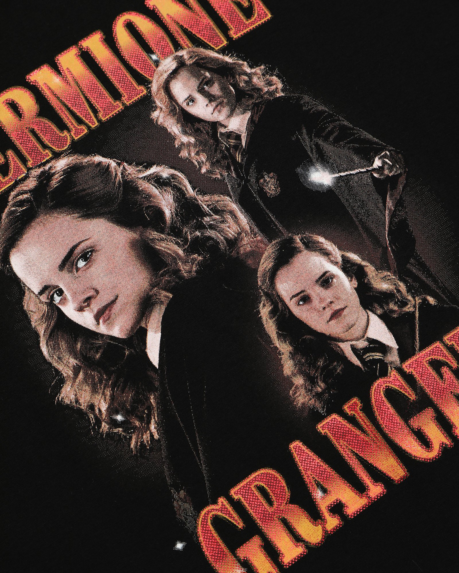 Camiseta juvenil regular Hermione preta | Warner Bros