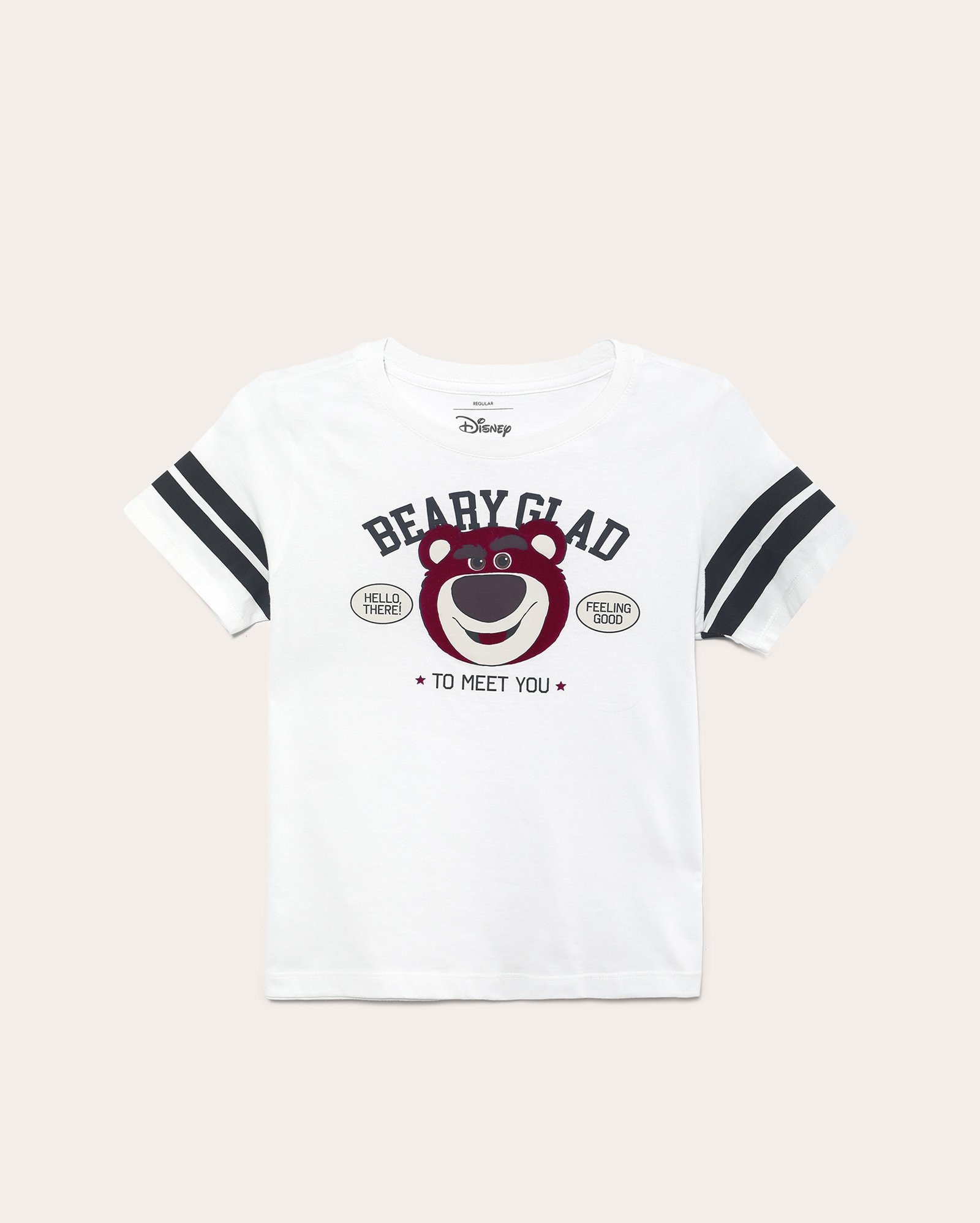 Camiseta juvenil regular Toy Story Lotso branca | Disney