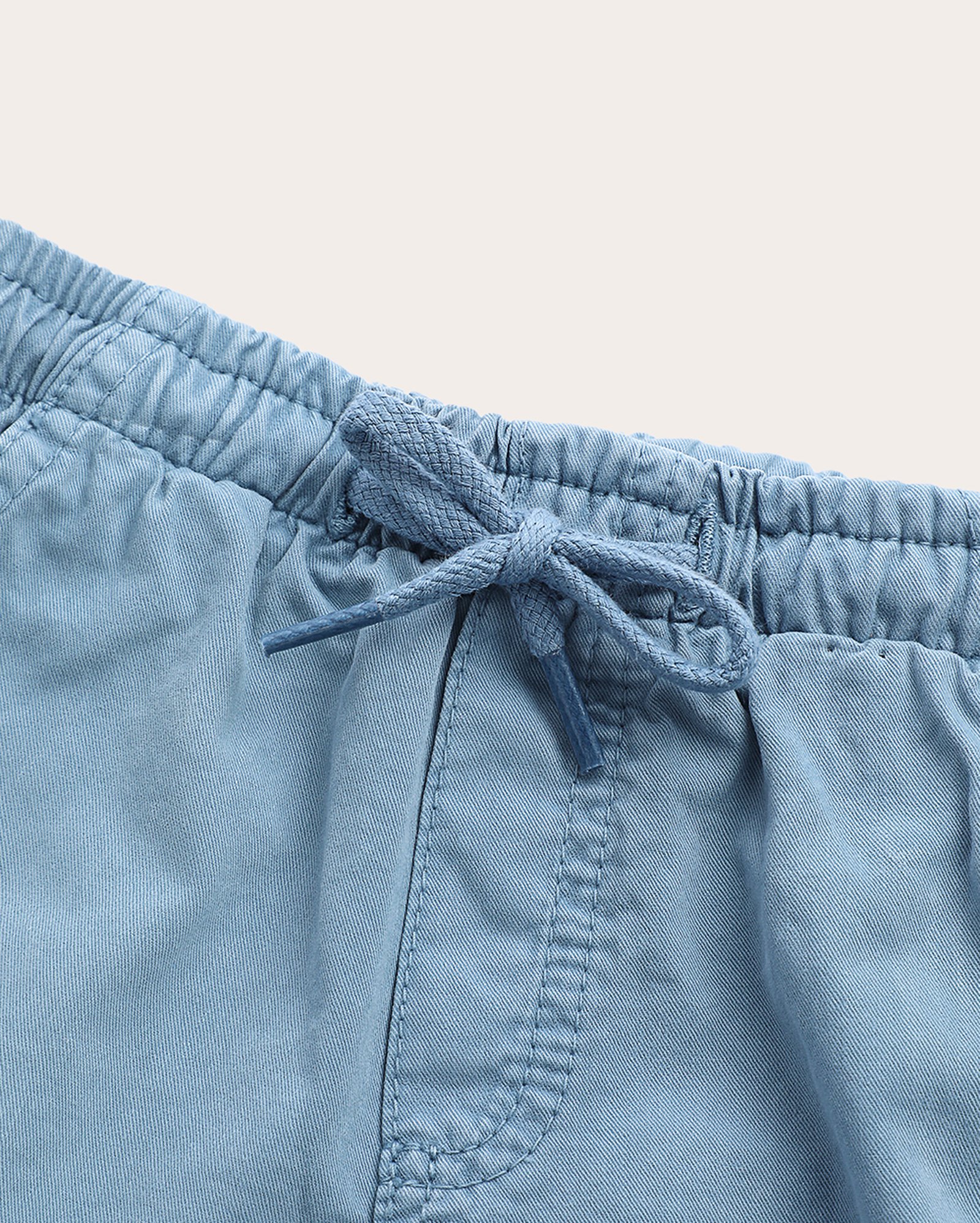 Bermuda sarja infantil cós de elástico 1-4A - Azul Claro | Pool Jeans 