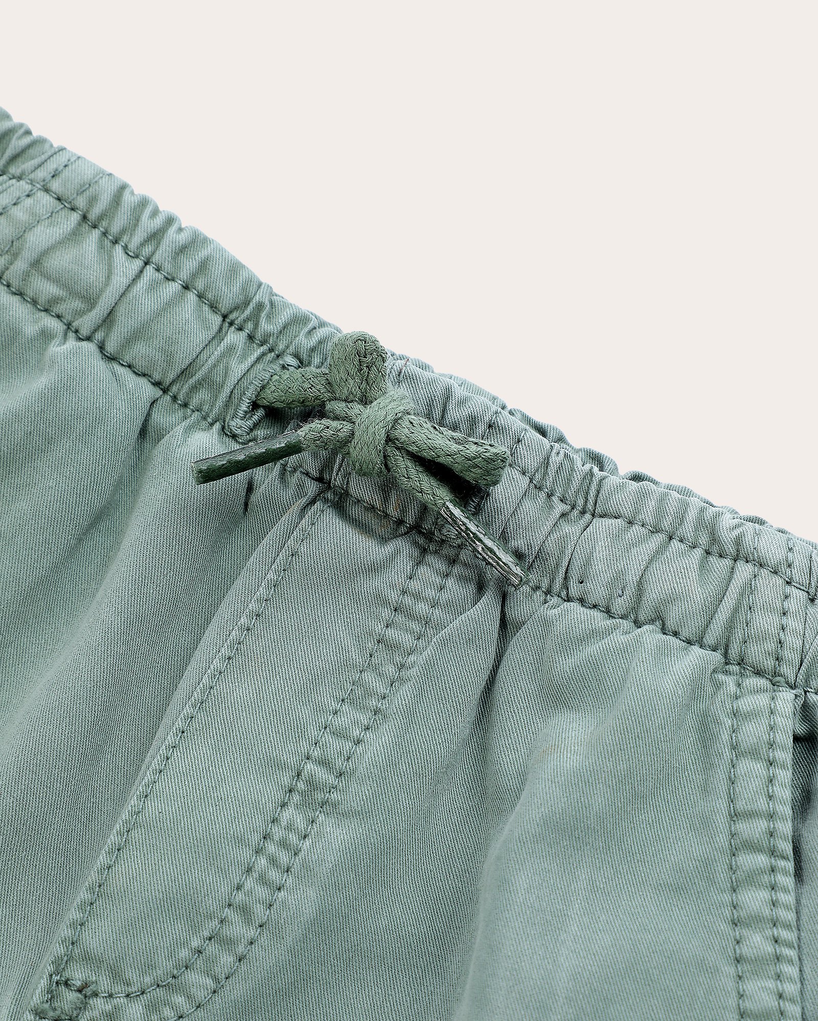 Bermuda sarja infantil cós de elástico 1-4A - Verde Claro | Pool Jeans 