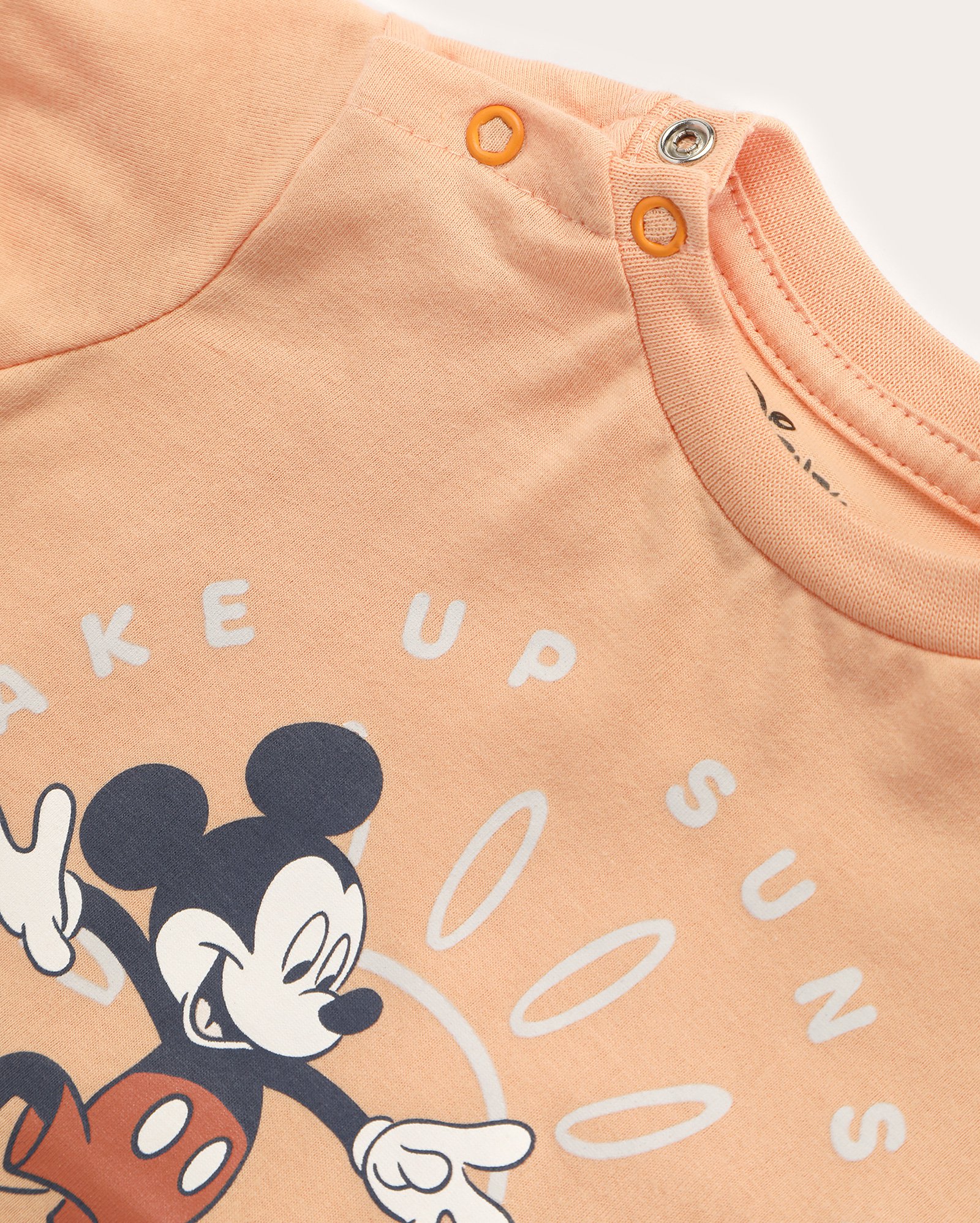 Conjunto curto bebê Mickey multicor | Disney
