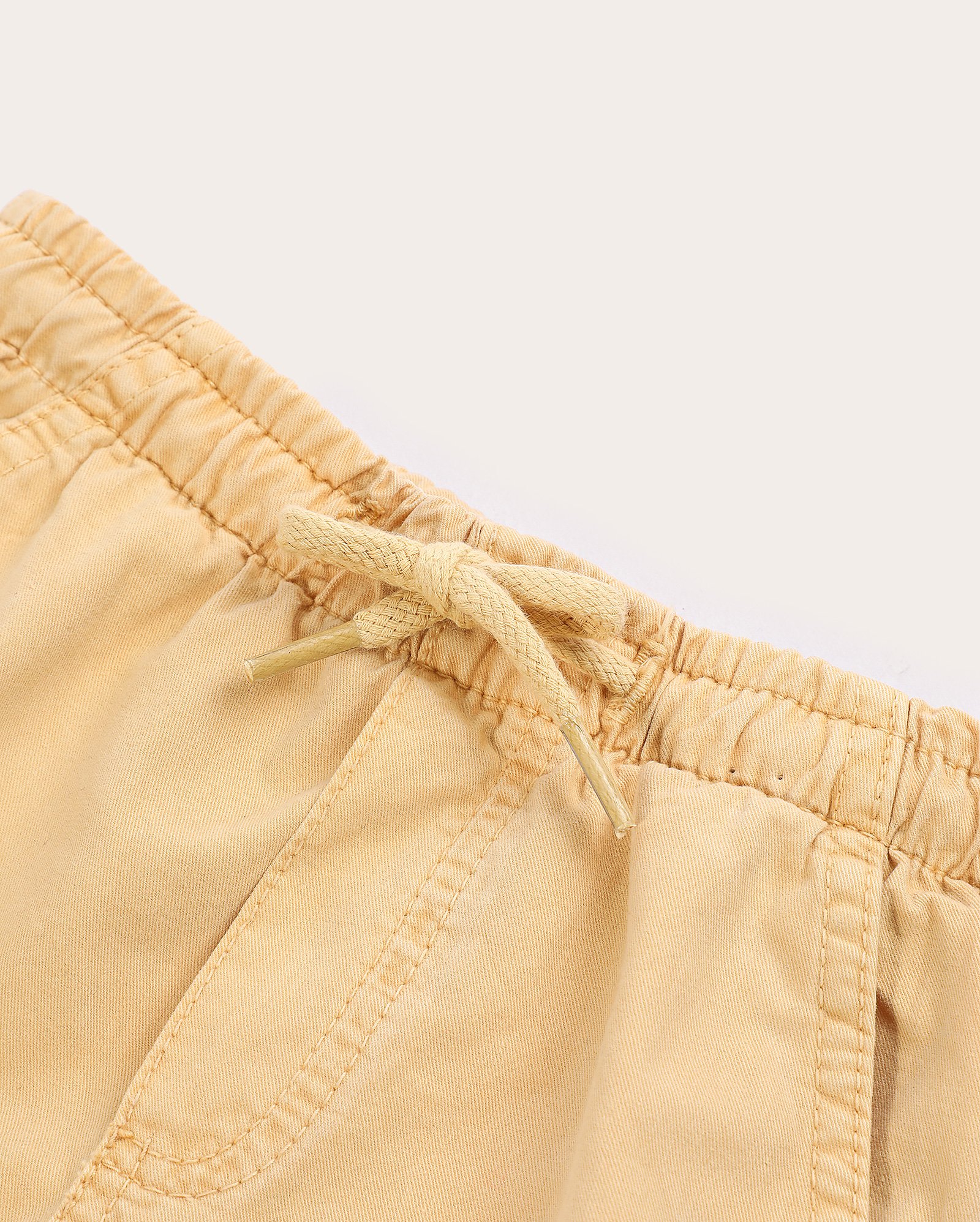 Bermuda sarja infantil cós de elástico 1-4A - Amarelo | Pool Jeans 