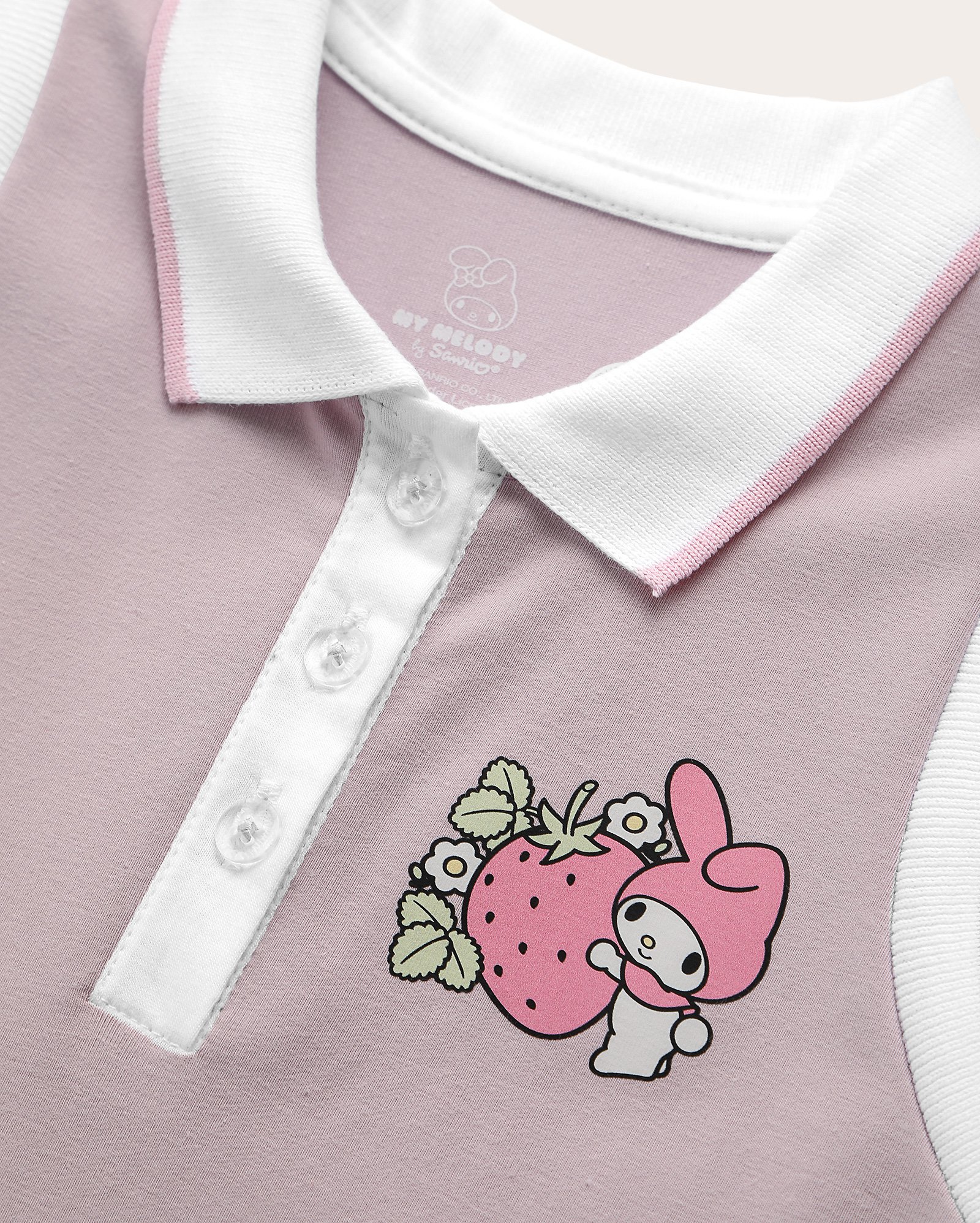 Vestido infantil polo My Melody 4-10A lilás | Sanrio