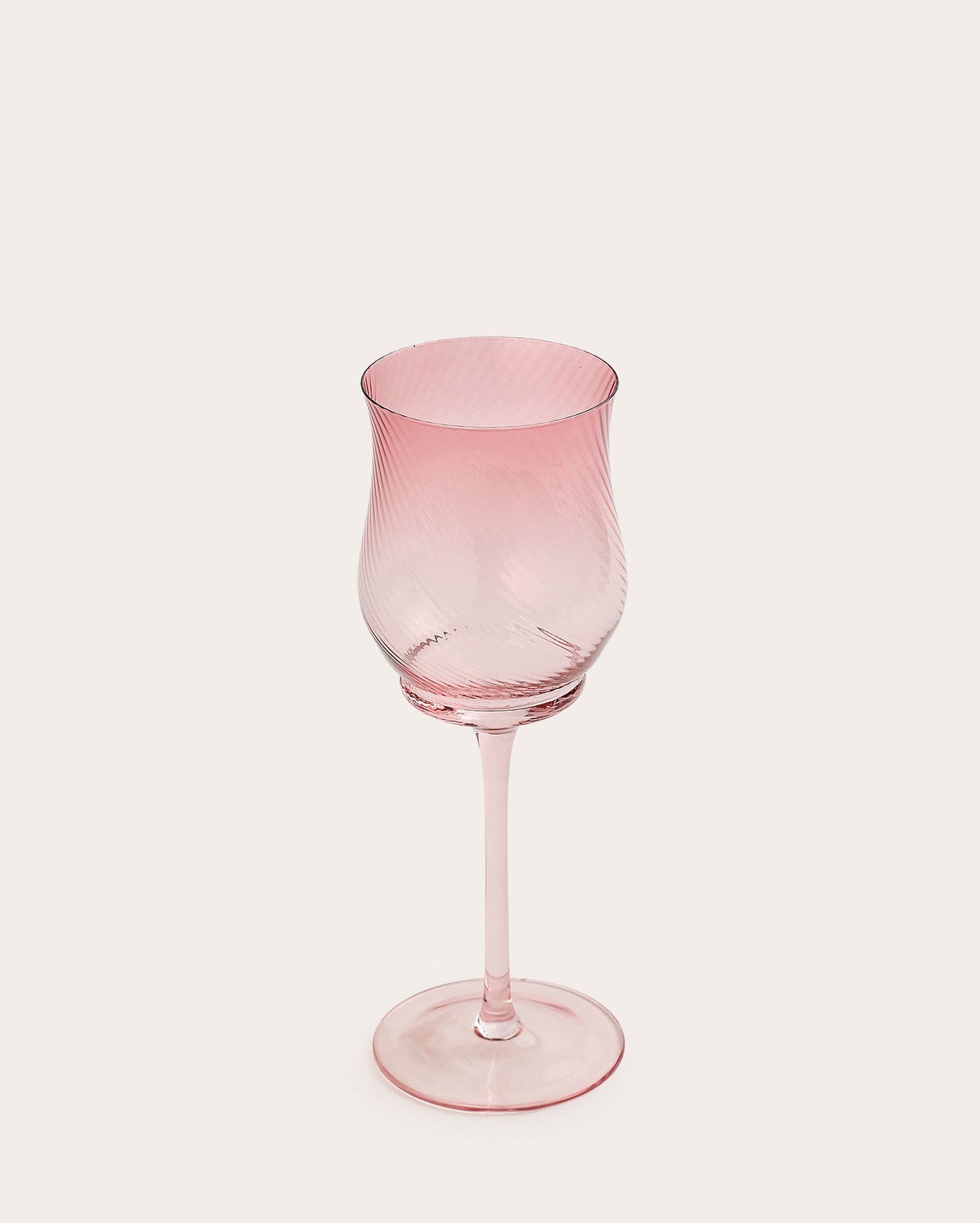 Taça de vinho em vidro Adele 350ml rosa | Casa Riachuelo