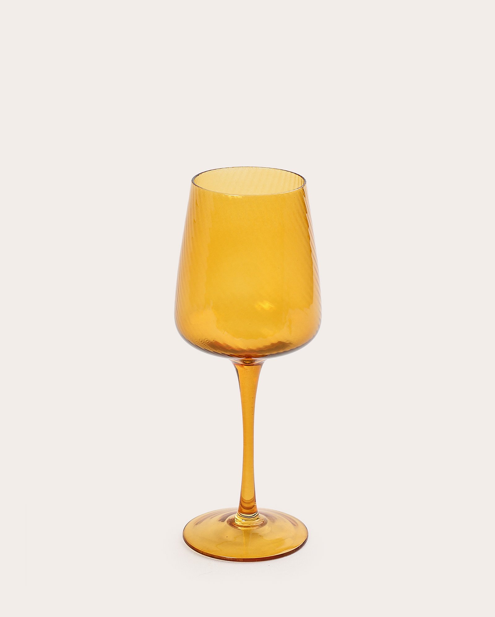 Taça de vinho em vidro Martim 320ml amarela | Casa Riachuelo