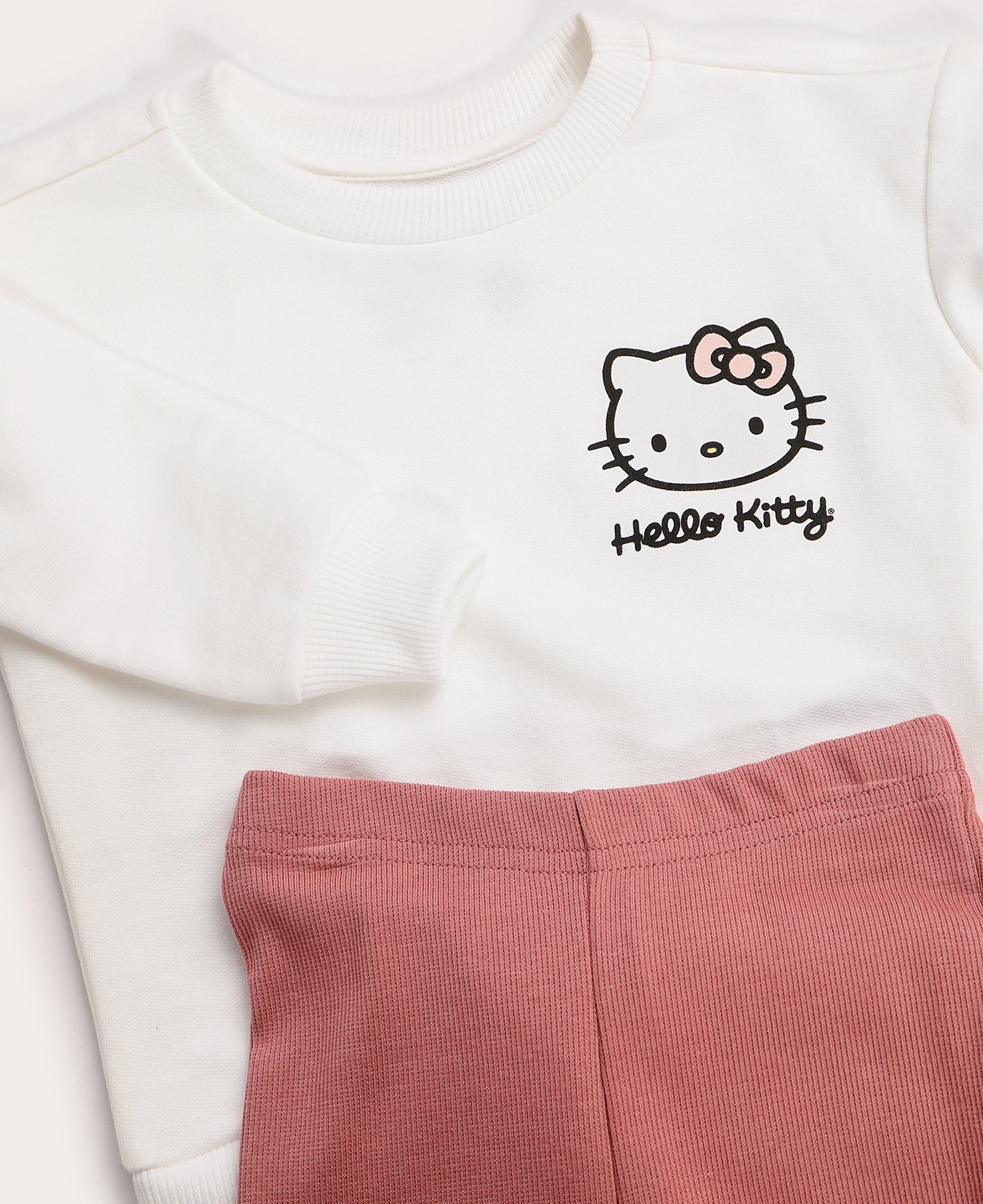 Conjunto longo de moletom infantil Hello Kitty 1-4A multicor | Disney