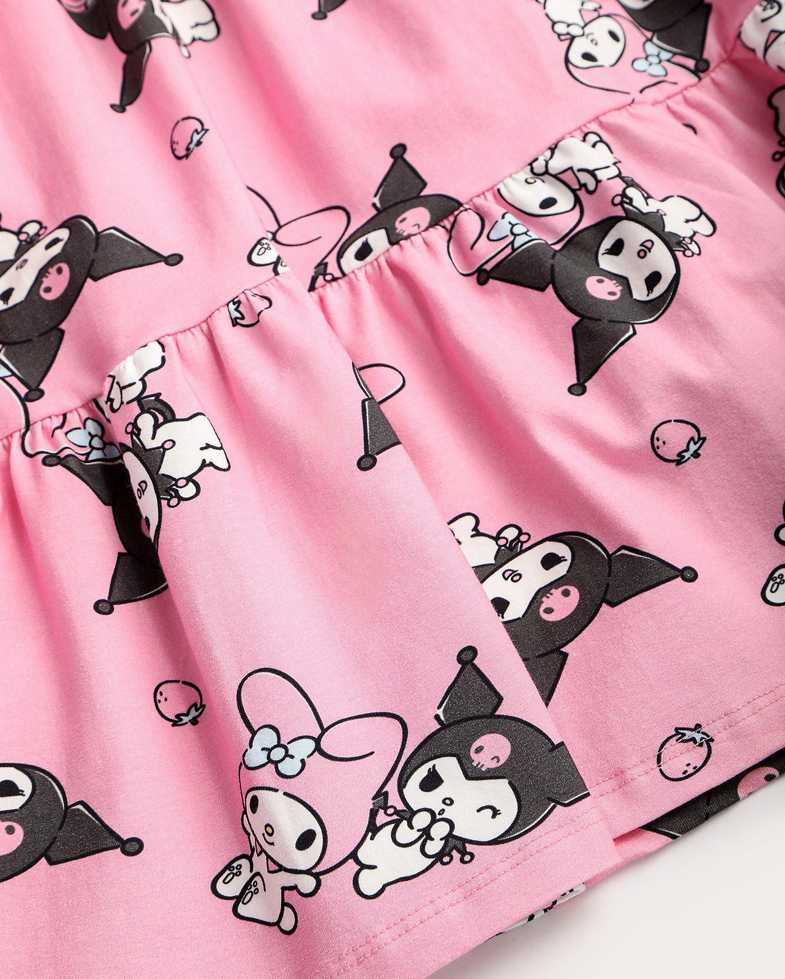Vestido infantil bufante Kuromi My Melody 4-10A rosa | Sanrio