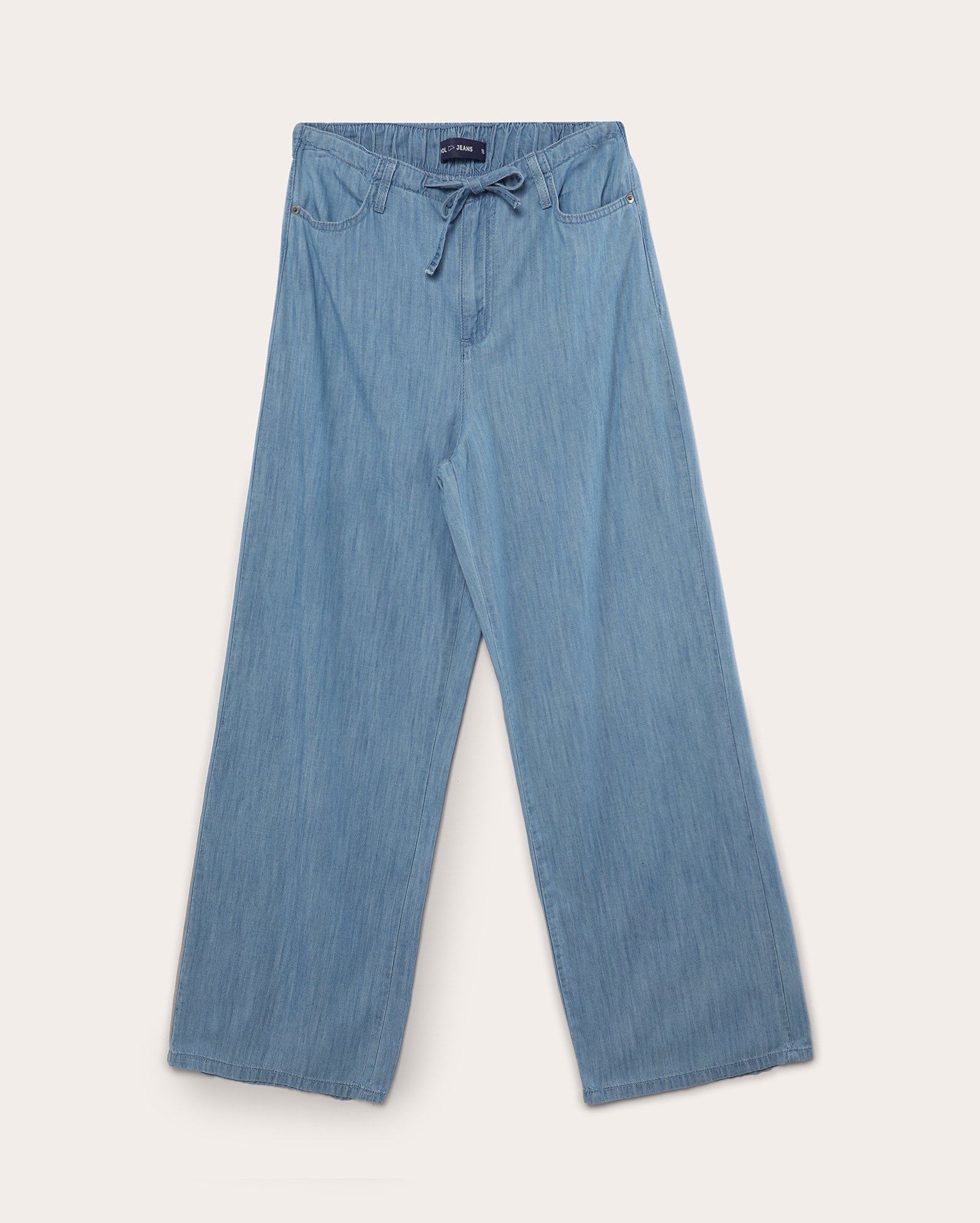 Calça Jeans juvenil relaxed denim médio | Pool Jeans