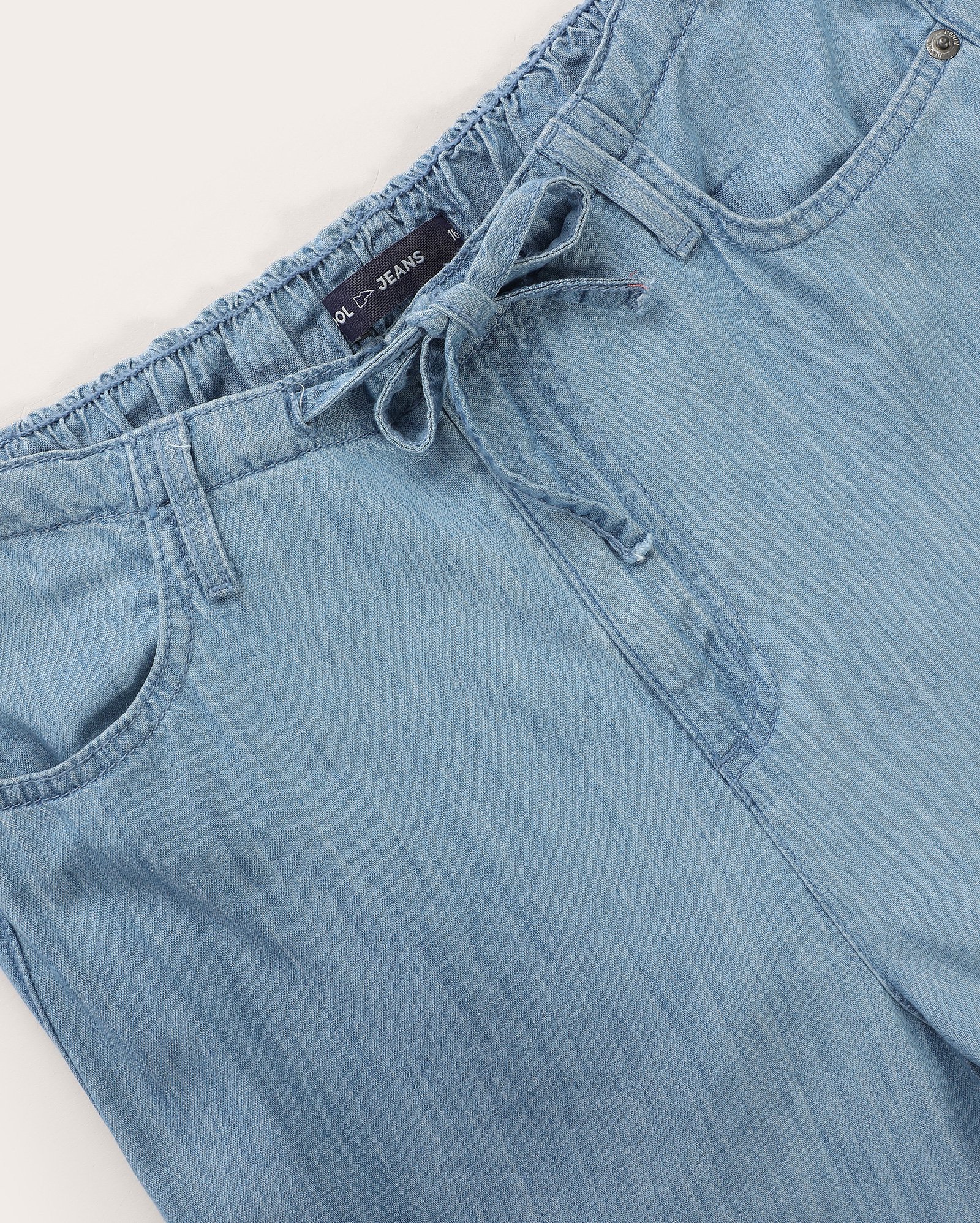 Calça Jeans juvenil relaxed denim médio | Pool Jeans