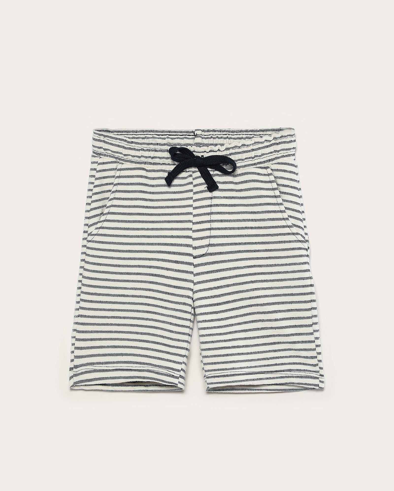 Bermuda água infantil com listras e cordão 1-4A multicor