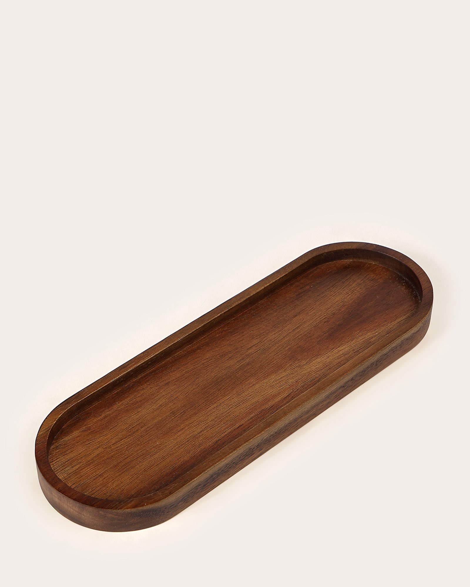 Bandeja decorativa Acácia 28,5cm marrom | Casa Riachuelo