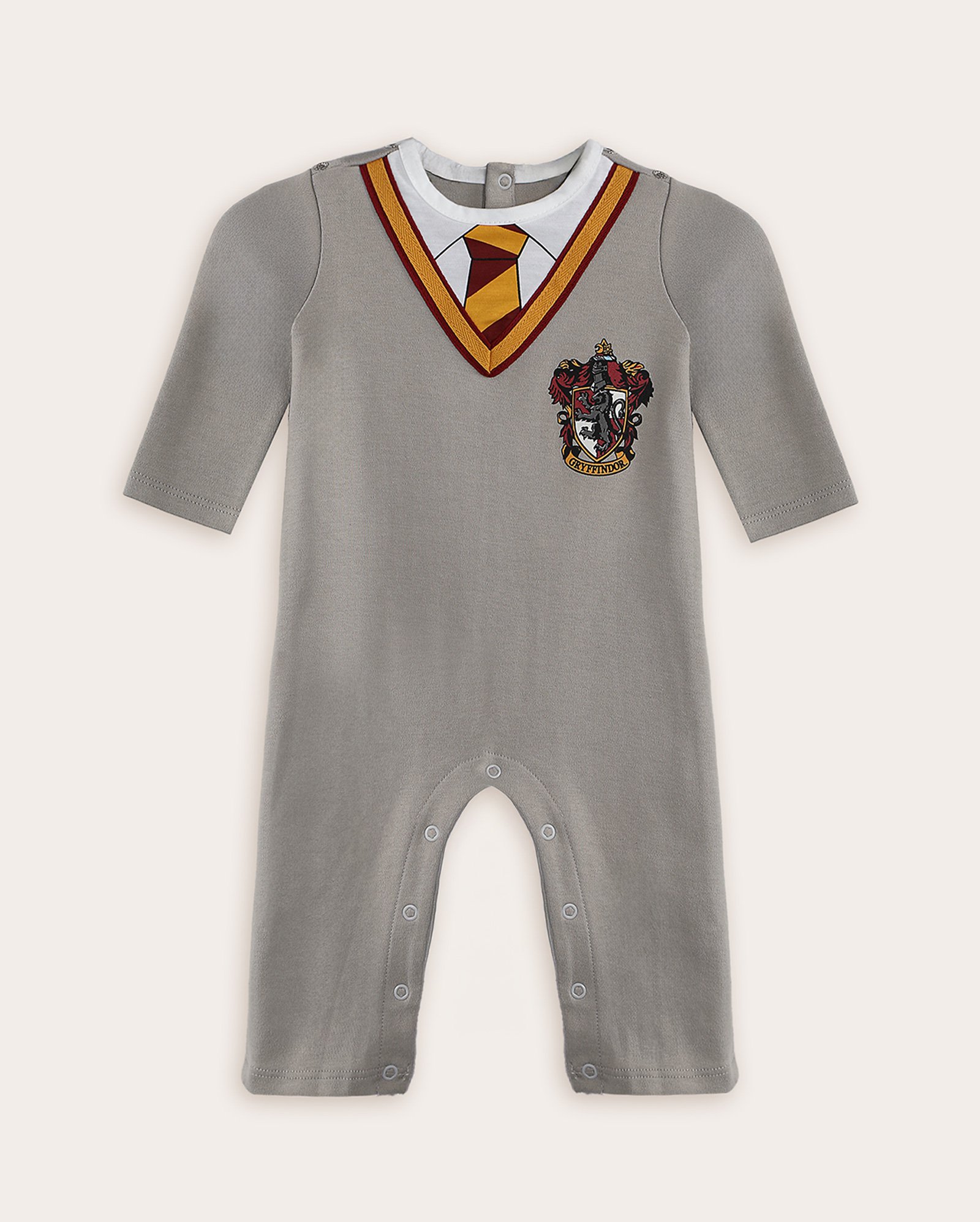 Macacão bebê Grifinória Harry Potter com capa cinza | Warner Bros